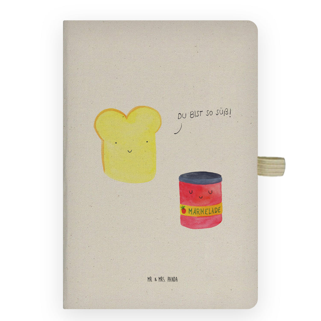 DIN A6 Baumwoll Notizbuch Toast & Marmelade Notizen, Eintragebuch, Tagebuch, Notizblock, Adressbuch, Journal, Kladde, Skizzenbuch, Notizheft, Schreibbuch, Schreibheft, Tiermotive, Gute Laune, lustige Sprüche, Tiere, Toast, Marmelade, Dreamteam, süße Postkarte, süß, Küche Deko, Küche Spruch, Frühstück Einladung, Brot, Toastbrot