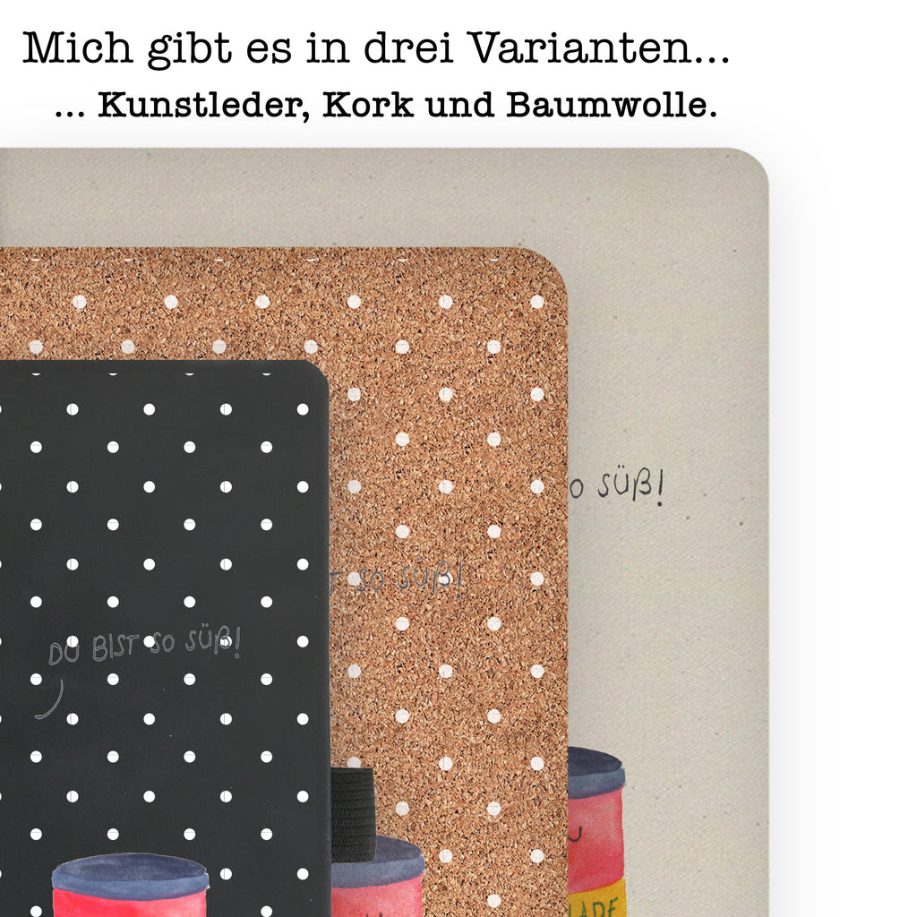 DIN A6 Baumwoll Notizbuch Toast & Marmelade Notizen, Eintragebuch, Tagebuch, Notizblock, Adressbuch, Journal, Kladde, Skizzenbuch, Notizheft, Schreibbuch, Schreibheft, Tiermotive, Gute Laune, lustige Sprüche, Tiere, Toast, Marmelade, Dreamteam, süße Postkarte, süß, Küche Deko, Küche Spruch, Frühstück Einladung, Brot, Toastbrot