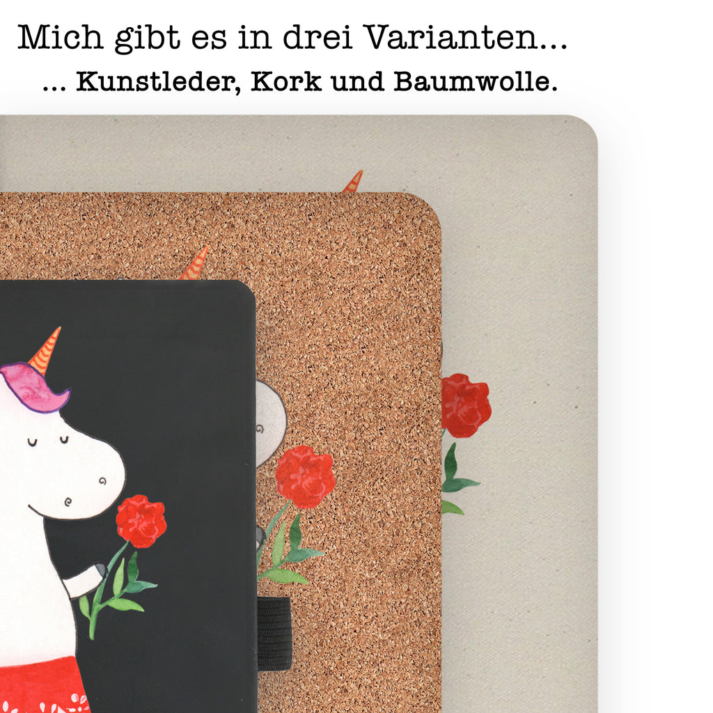 DIN A6 Baumwoll Notizbuch Einhorn Dame Notizen, Eintragebuch, Tagebuch, Notizblock, Adressbuch, Journal, Kladde, Skizzenbuch, Notizheft, Schreibbuch, Schreibheft, Einhorn, Einhörner, Einhorn Deko, Pegasus, Unicorn, Dame, Lady, feine Dame, Freundin, Frau, Bachelor, Bachelorette, Abfuhr, Schluss machen, Trennung