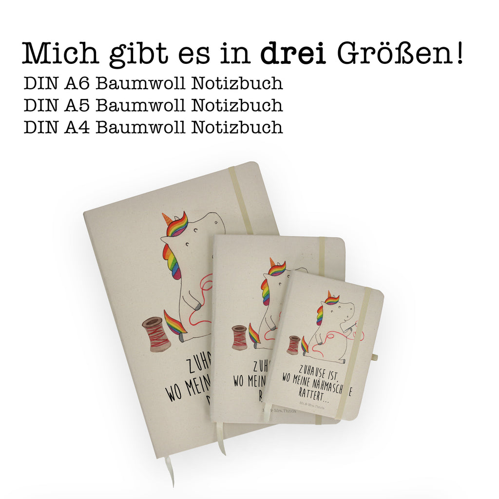 DIN A6 Baumwoll Notizbuch Einhorn Näherin Notizen, Eintragebuch, Tagebuch, Notizblock, Adressbuch, Journal, Kladde, Skizzenbuch, Notizheft, Schreibbuch, Schreibheft, Einhorn, Einhörner, Einhorn Deko, Pegasus, Unicorn, Näherin, nähen, Mädchen, Freundin, Häkeln, Stricken, basteln, Nähzimmer
