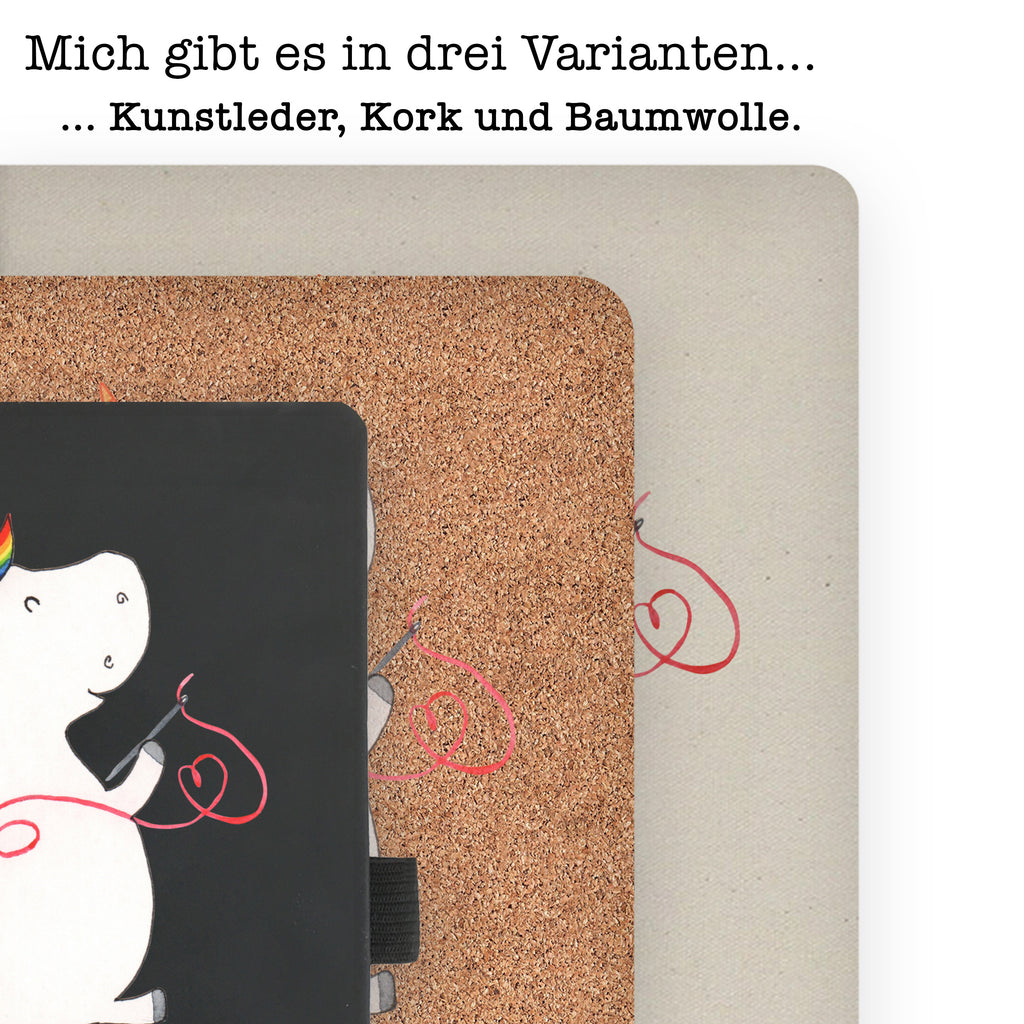 DIN A6 Baumwoll Notizbuch Einhorn Näherin Notizen, Eintragebuch, Tagebuch, Notizblock, Adressbuch, Journal, Kladde, Skizzenbuch, Notizheft, Schreibbuch, Schreibheft, Einhorn, Einhörner, Einhorn Deko, Pegasus, Unicorn, Näherin, nähen, Mädchen, Freundin, Häkeln, Stricken, basteln, Nähzimmer