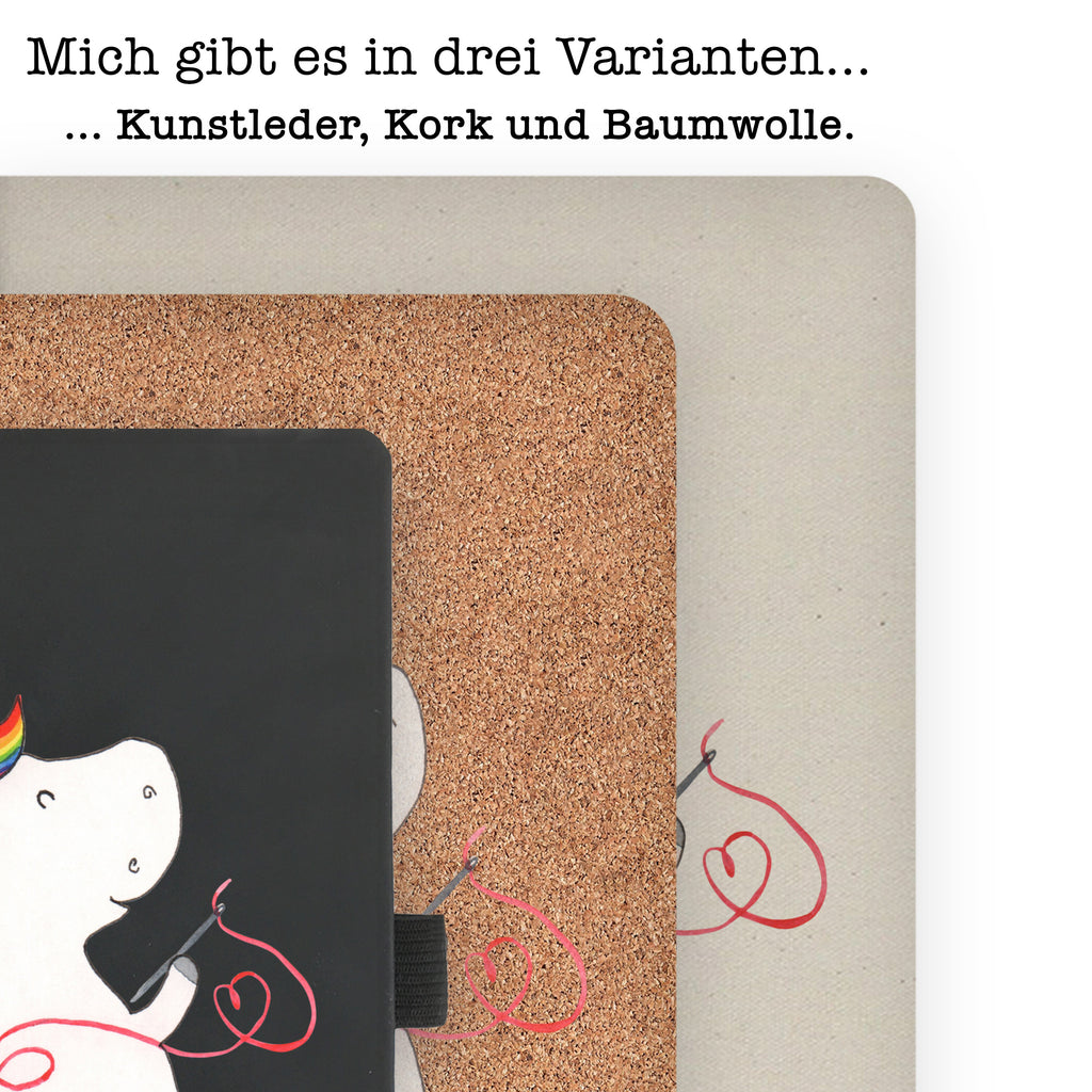 DIN A6 Baumwoll Notizbuch Einhorn Näherin Notizen, Eintragebuch, Tagebuch, Notizblock, Adressbuch, Journal, Kladde, Skizzenbuch, Notizheft, Schreibbuch, Schreibheft, Einhorn, Einhörner, Einhorn Deko, Pegasus, Unicorn, Näherin, nähen, Mädchen, Freundin, Häkeln, Stricken, basteln, Nähzimmer