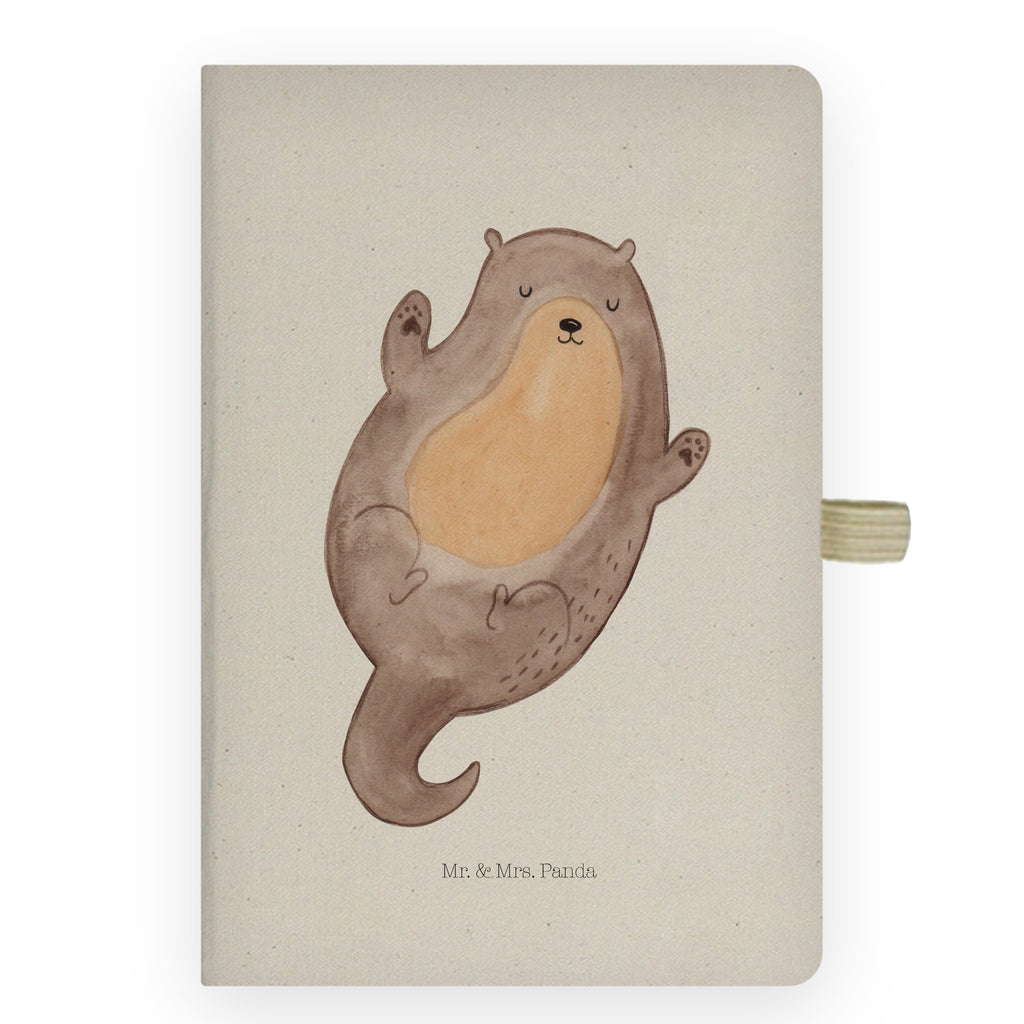 DIN A6 Baumwoll Notizbuch Otter Umarmen Notizen, Eintragebuch, Tagebuch, Notizblock, Adressbuch, Journal, Kladde, Skizzenbuch, Notizheft, Schreibbuch, Schreibheft, Otter, Fischotter, Seeotter, Otter Seeotter See Otter