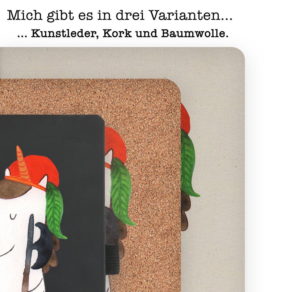 DIN A6 Baumwoll Notizbuch Einhorn Bube Notizen, Eintragebuch, Tagebuch, Notizblock, Adressbuch, Journal, Kladde, Skizzenbuch, Notizheft, Schreibbuch, Schreibheft, Einhorn, Einhörner, Einhorn Deko, Pegasus, Unicorn, Bube, Mittelalter
