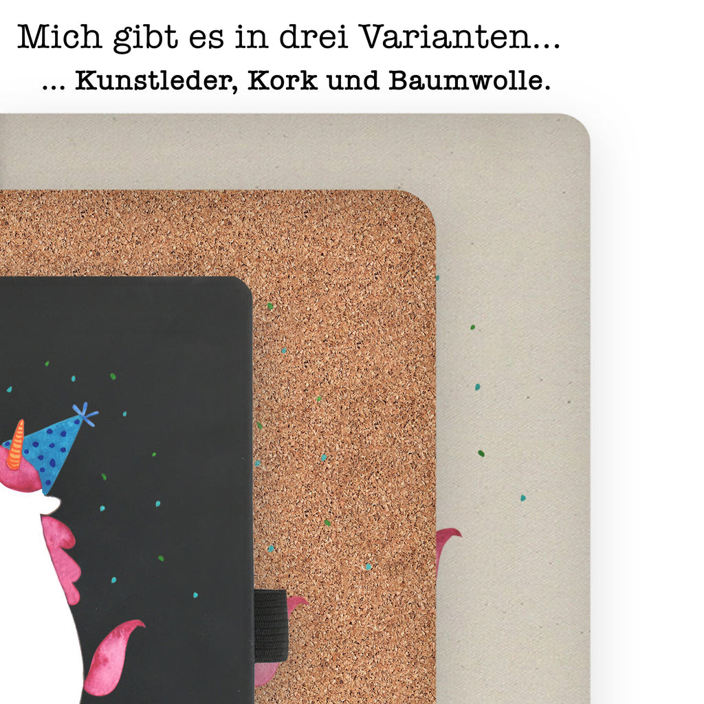 DIN A6 Baumwoll Notizbuch Einhorn Party Notizen, Eintragebuch, Tagebuch, Notizblock, Adressbuch, Journal, Kladde, Skizzenbuch, Notizheft, Schreibbuch, Schreibheft, Einhorn, Einhörner, Einhorn Deko, Pegasus, Unicorn, Glitzer, Konfetti, Party, Geburtstag, Feier, Fest, Alkohol, Disco, Club