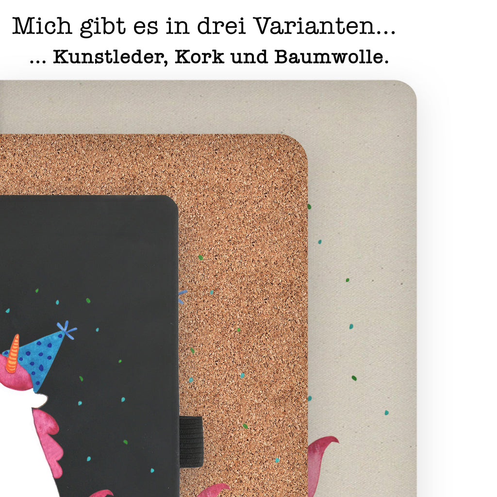 DIN A6 Baumwoll Notizbuch Einhorn Party Notizen, Eintragebuch, Tagebuch, Notizblock, Adressbuch, Journal, Kladde, Skizzenbuch, Notizheft, Schreibbuch, Schreibheft, Einhorn, Einhörner, Einhorn Deko, Pegasus, Unicorn, Glitzer, Konfetti, Party, Geburtstag, Feier, Fest, Alkohol, Disco, Club