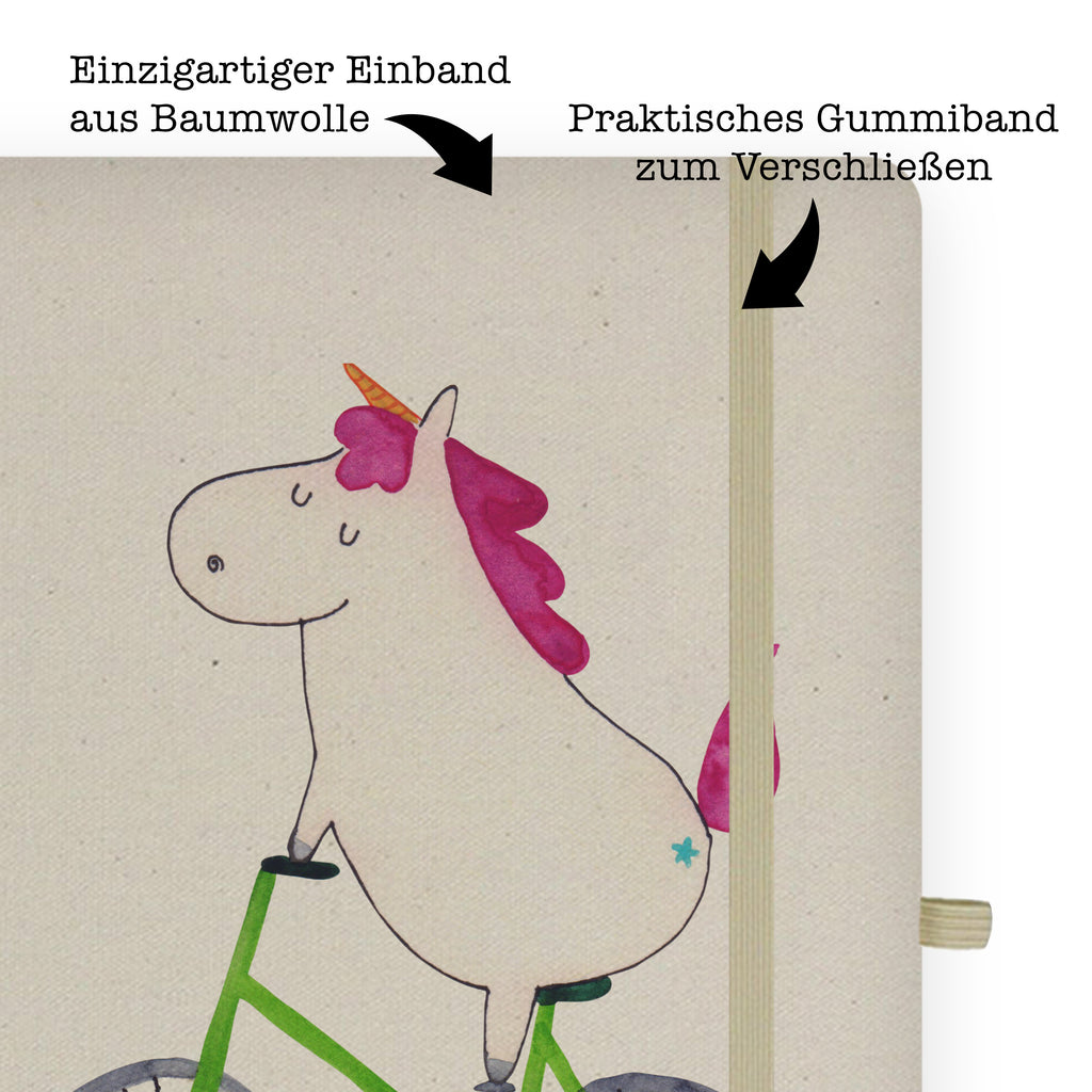 DIN A6 Baumwoll Notizbuch Einhorn Radfahrer Notizen, Eintragebuch, Tagebuch, Notizblock, Adressbuch, Journal, Kladde, Skizzenbuch, Notizheft, Schreibbuch, Schreibheft, Einhorn, Einhörner, Einhorn Deko, Pegasus, Unicorn, Radfahren, Radfahrer, Rad, Bike, Feenstaub, Konfetti, Luxusproblem, Kummer, Liebeskummer
