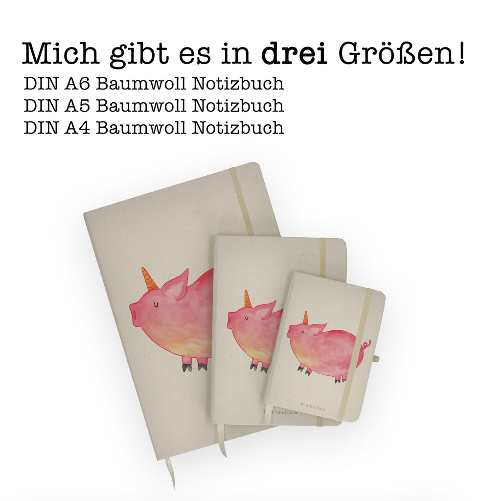 DIN A6 Baumwoll Notizbuch Einhorn Schweinhorn Notizen, Eintragebuch, Tagebuch, Notizblock, Adressbuch, Journal, Kladde, Skizzenbuch, Notizheft, Schreibbuch, Schreibheft, Einhorn, Einhörner, Einhorn Deko, Pegasus, Unicorn, Party, Spaß, Schwein, Schweinhorn, Bauer, witzig. lustig, Spruch, geschenk, Pig, Piggy, funny, english, englisch