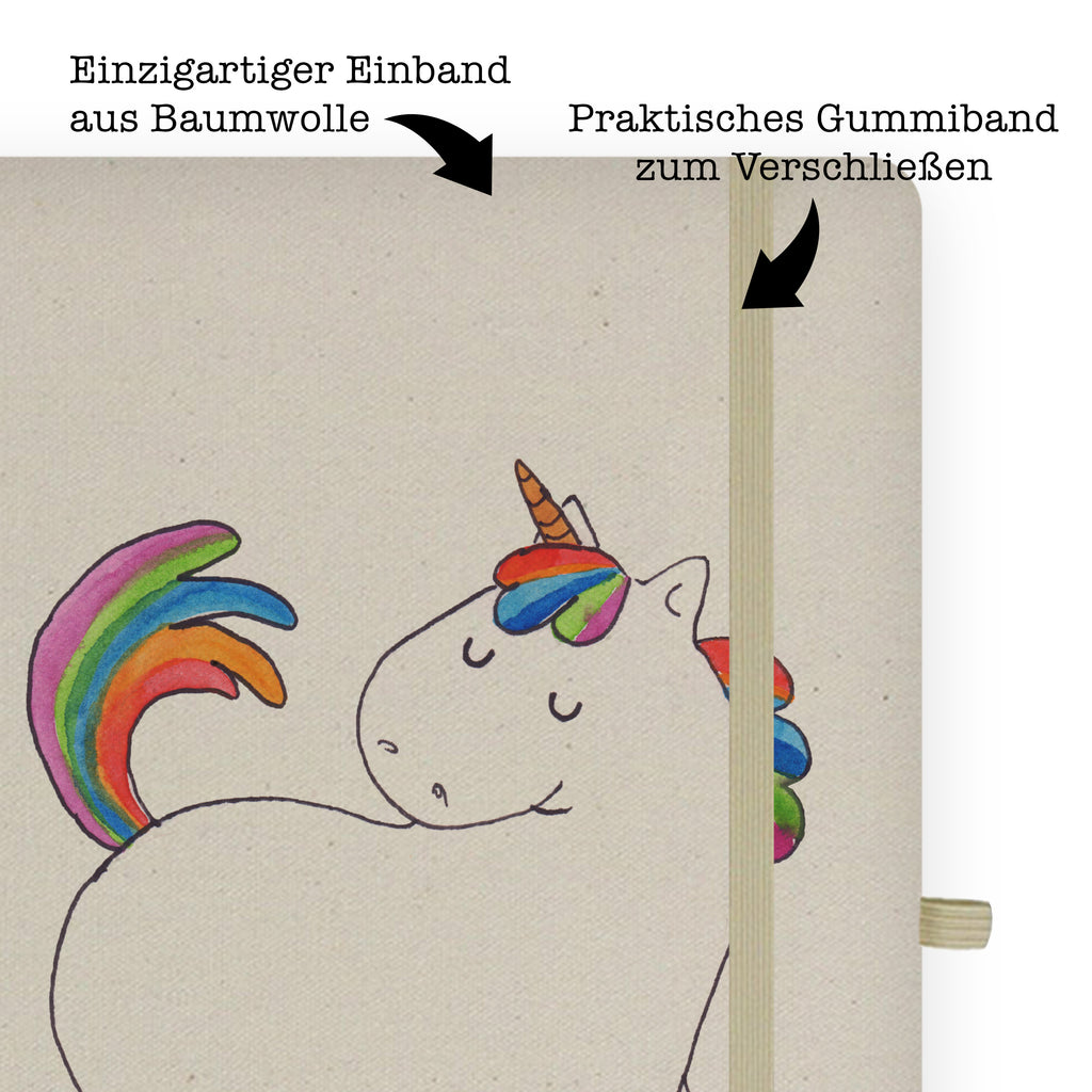 DIN A6 Baumwoll Notizbuch Einhorn stolzierend Notizen, Eintragebuch, Tagebuch, Notizblock, Adressbuch, Journal, Kladde, Skizzenbuch, Notizheft, Schreibbuch, Schreibheft, Einhorn, Einhörner, Einhorn Deko, Pegasus, Unicorn, stolz, anders, bunt, Pferd, Reiter, Reiten, Freundin, Geschenk