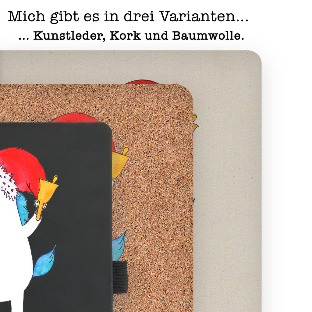 DIN A6 Baumwoll Notizbuch Einhorn Weihnachtsmann Notizen, Eintragebuch, Tagebuch, Notizblock, Adressbuch, Journal, Kladde, Skizzenbuch, Notizheft, Schreibbuch, Schreibheft, Einhorn, Einhörner, Einhorn Deko, Pegasus, Unicorn, Gin, Schokolade, Schoki, Weihnachten, Weihnachtsmann, Nikolaus, Wunschzettel, Wunschliste, Feenstaub