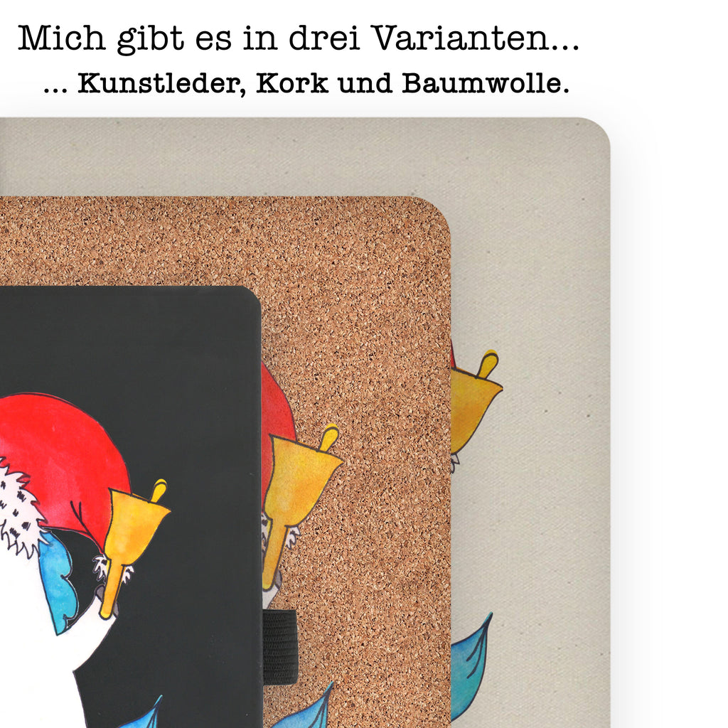 DIN A6 Baumwoll Notizbuch Einhorn Weihnachtsmann Notizen, Eintragebuch, Tagebuch, Notizblock, Adressbuch, Journal, Kladde, Skizzenbuch, Notizheft, Schreibbuch, Schreibheft, Einhorn, Einhörner, Einhorn Deko, Pegasus, Unicorn, Gin, Schokolade, Schoki, Weihnachten, Weihnachtsmann, Nikolaus, Wunschzettel, Wunschliste, Feenstaub
