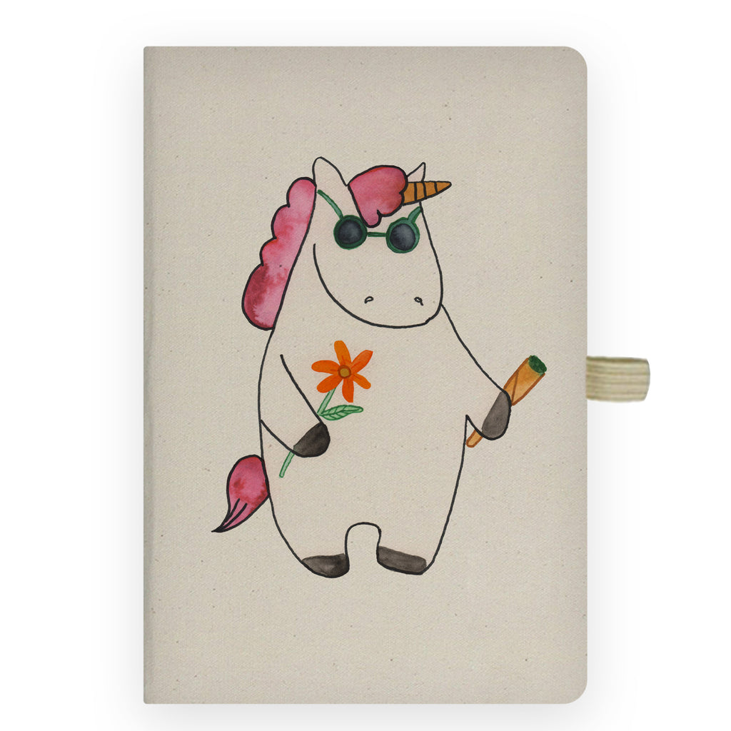 DIN A6 Baumwoll Notizbuch Einhorn Woodstock Notizen, Eintragebuch, Tagebuch, Notizblock, Adressbuch, Journal, Kladde, Skizzenbuch, Notizheft, Schreibbuch, Schreibheft, Einhorn, Einhörner, Einhorn Deko, Pegasus, Unicorn, Kiffen, Joint, Zigarette, Alkohol, Party, Spaß. lustig, witzig, Woodstock