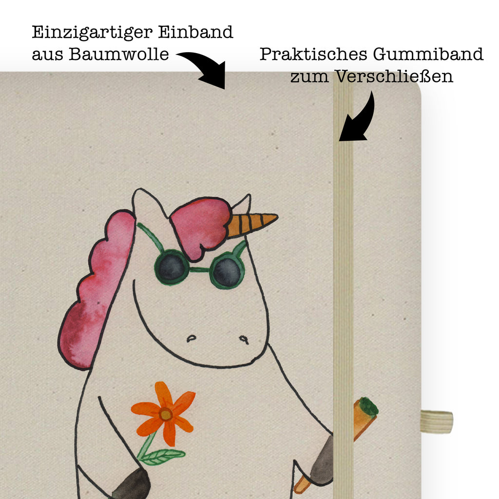DIN A6 Baumwoll Notizbuch Einhorn Woodstock Notizen, Eintragebuch, Tagebuch, Notizblock, Adressbuch, Journal, Kladde, Skizzenbuch, Notizheft, Schreibbuch, Schreibheft, Einhorn, Einhörner, Einhorn Deko, Pegasus, Unicorn, Kiffen, Joint, Zigarette, Alkohol, Party, Spaß. lustig, witzig, Woodstock