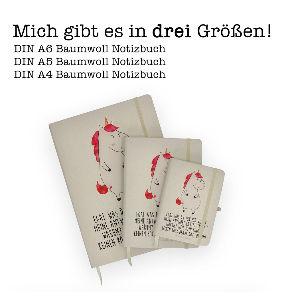 DIN A6 Baumwoll Notizbuch Einhorn wütend Notizen, Eintragebuch, Tagebuch, Notizblock, Adressbuch, Journal, Kladde, Skizzenbuch, Notizheft, Schreibbuch, Schreibheft, Einhorn, Einhörner, Einhorn Deko, Pegasus, Unicorn, Realität, Ansage, lustlos, nein, Büro, Arbeit, wütend, dumme Fragen, lustig, Spaß, Geschenk