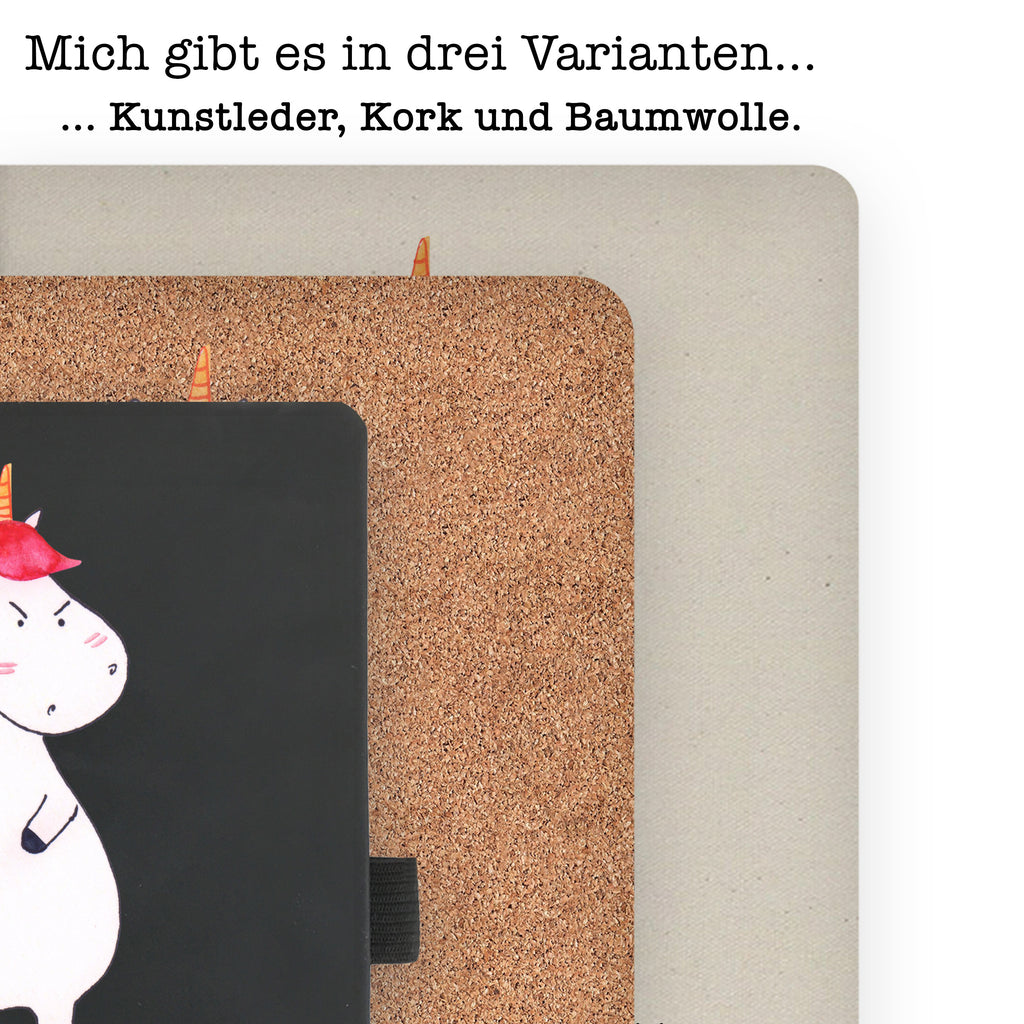 DIN A6 Baumwoll Notizbuch Einhorn wütend Notizen, Eintragebuch, Tagebuch, Notizblock, Adressbuch, Journal, Kladde, Skizzenbuch, Notizheft, Schreibbuch, Schreibheft, Einhorn, Einhörner, Einhorn Deko, Pegasus, Unicorn, Realität, Ansage, lustlos, nein, Büro, Arbeit, wütend, dumme Fragen, lustig, Spaß, Geschenk