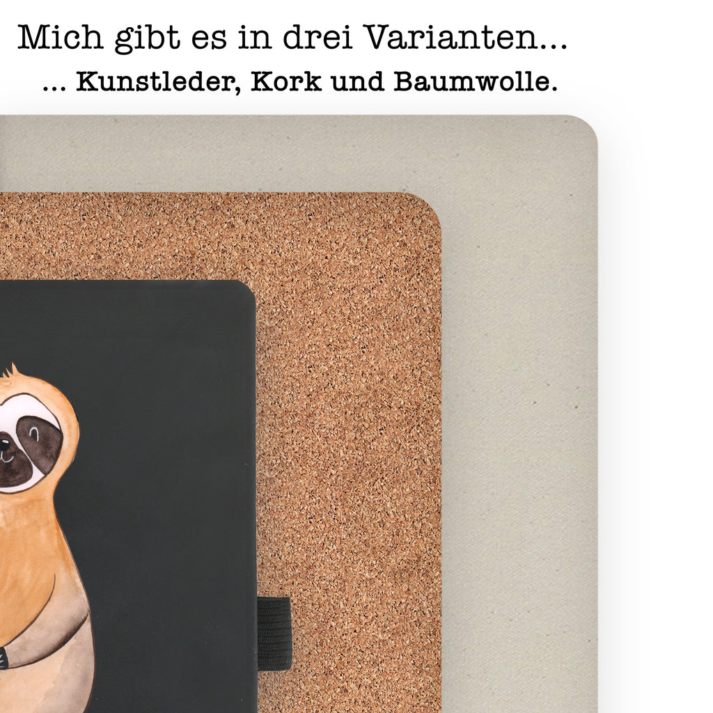DIN A6 Baumwoll Notizbuch Faultier Kaffee Notizen, Eintragebuch, Tagebuch, Notizblock, Adressbuch, Journal, Kladde, Skizzenbuch, Notizheft, Schreibbuch, Schreibheft, Faultier, Faultier Geschenk, Faultier Deko, Faultiere, faul, Lieblingstier, Kaffee, erster Kaffee, Morgenmuffel, Frühaufsteher, Kaffeetasse, Genießer, Coffee, Kaffeegetränk