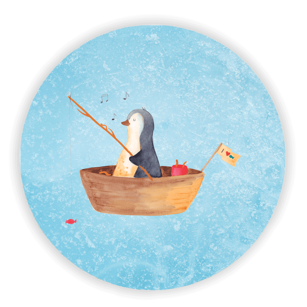 Rund Magnet Pinguin Angelboot Kühlschrankmagnet, Pinnwandmagnet, Souvenir Magnet, Motivmagnete, Dekomagnet, Whiteboard Magnet, Notiz Magnet, Kühlschrank Dekoration, Pinguin, Pinguine, Angeln, Boot, Angelboot, Lebenslust, Leben, genießen, Motivation, Neustart, Neuanfang, Trennung, Scheidung, Geschenkidee Liebeskummer