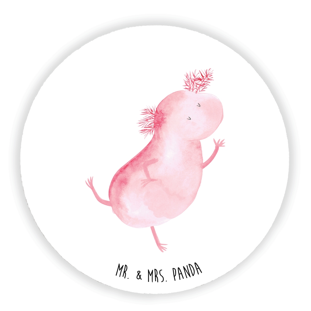 Rund Magnet Axolotl tanzt Kühlschrankmagnet, Pinnwandmagnet, Souvenir Magnet, Motivmagnete, Dekomagnet, Whiteboard Magnet, Notiz Magnet, Kühlschrank Dekoration, Axolotl, Molch, Axolot, Schwanzlurch, Lurch, Lurche, Dachschaden, Sterne, verrückt, Freundin, beste Freundin