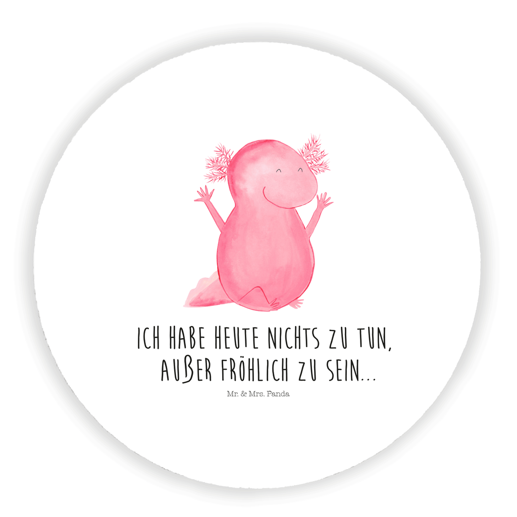 Rund Magnet Axolotl Hurra Kühlschrankmagnet, Pinnwandmagnet, Souvenir Magnet, Motivmagnete, Dekomagnet, Whiteboard Magnet, Notiz Magnet, Kühlschrank Dekoration, Axolotl, Molch, Axolot, Schwanzlurch, Lurch, Lurche, fröhlich, Spaß, Freude, Motivation, Zufriedenheit