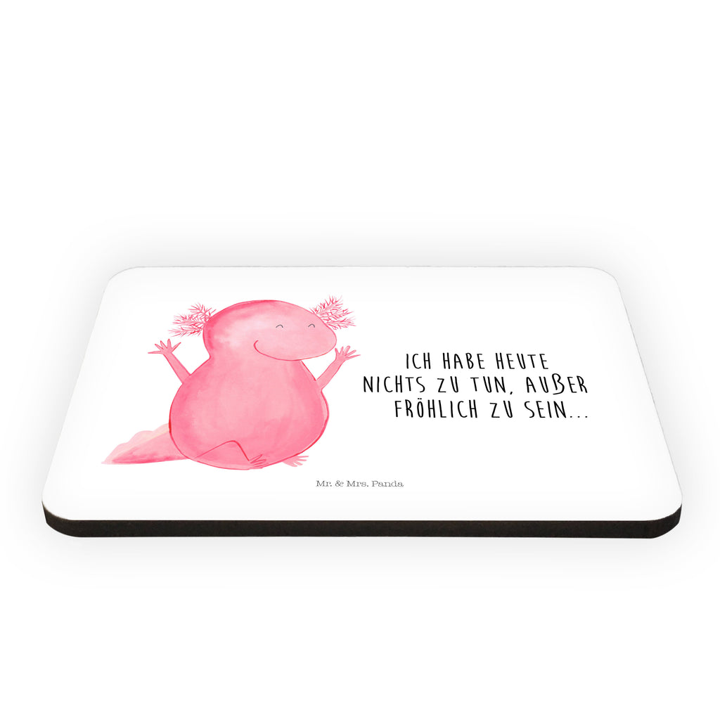 Magnet Axolotl Hurra Kühlschrankmagnet, Pinnwandmagnet, Souvenir Magnet, Motivmagnete, Dekomagnet, Whiteboard Magnet, Notiz Magnet, Kühlschrank Dekoration, Axolotl, Molch, Axolot, Schwanzlurch, Lurch, Lurche, fröhlich, Spaß, Freude, Motivation, Zufriedenheit
