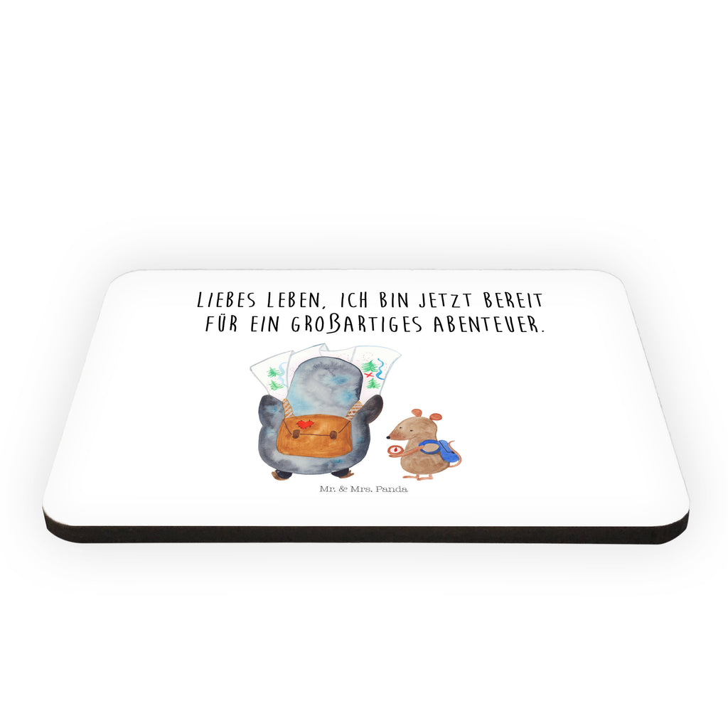 Magnet Pinguin & Maus Wanderer Kühlschrankmagnet, Pinnwandmagnet, Souvenir Magnet, Motivmagnete, Dekomagnet, Whiteboard Magnet, Notiz Magnet, Kühlschrank Dekoration, Pinguin, Pinguine, Abenteurer, Abenteuer, Roadtrip, Ausflug, Wanderlust, wandern