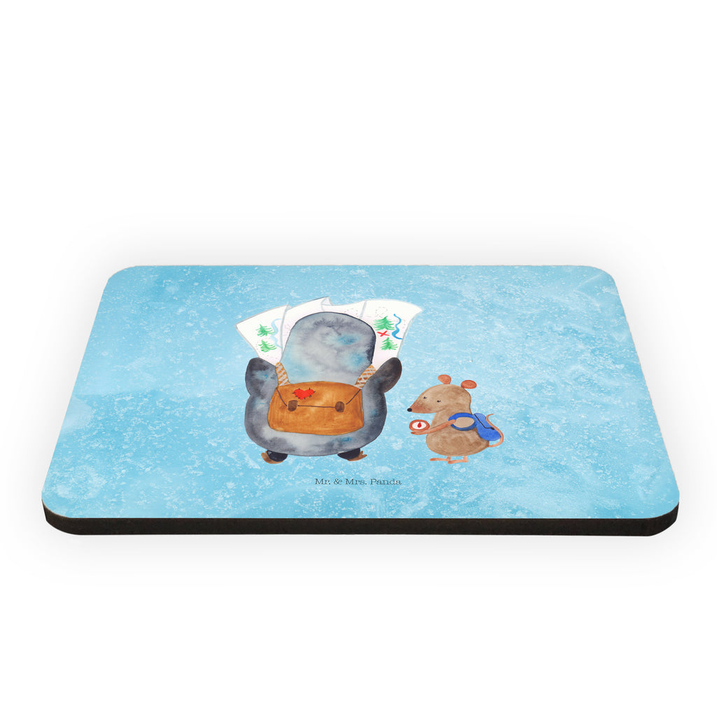 Magnet Pinguin & Maus Wanderer Kühlschrankmagnet, Pinnwandmagnet, Souvenir Magnet, Motivmagnete, Dekomagnet, Whiteboard Magnet, Notiz Magnet, Kühlschrank Dekoration, Pinguin, Pinguine, Abenteurer, Abenteuer, Roadtrip, Ausflug, Wanderlust, wandern