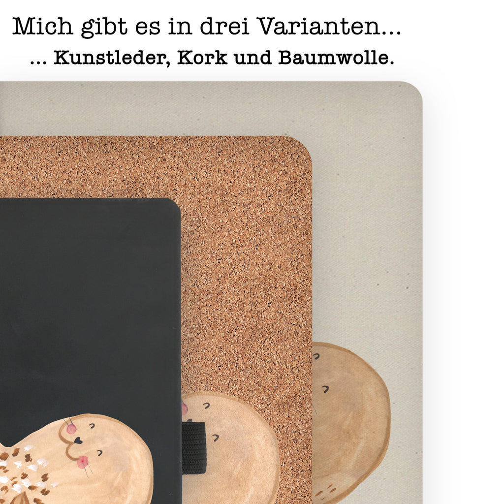 DIN A4 Baumwoll Notizbuch Robbe liegend Notizen, Eintragebuch, Tagebuch, Notizblock, Adressbuch, Journal, Kladde, Skizzenbuch, Notizheft, Schreibbuch, Schreibheft, Tiermotive, Gute Laune, lustige Sprüche, Tiere, Robbe, Robben, Seehund, Strand, Meerestier, Ostsee, Nordsee, Lachen, Freude