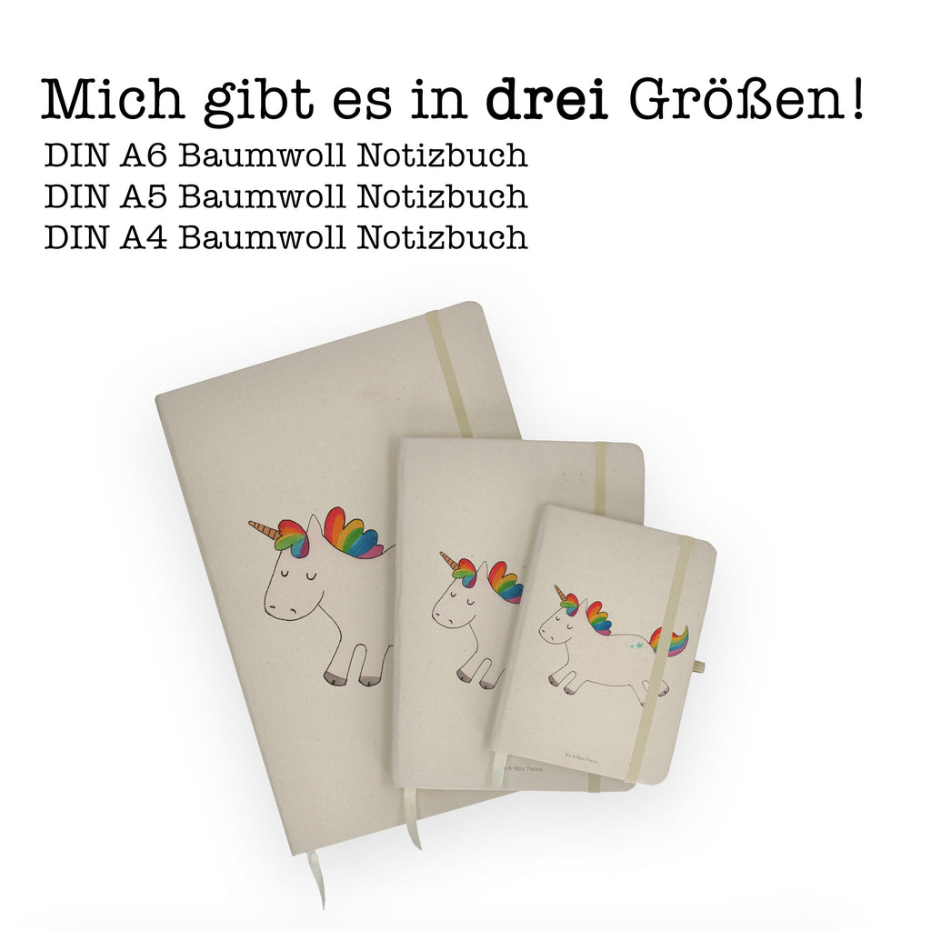 DIN A4 Baumwoll Notizbuch Einhorn Happy Notizen, Eintragebuch, Tagebuch, Notizblock, Adressbuch, Journal, Kladde, Skizzenbuch, Notizheft, Schreibbuch, Schreibheft, Einhorn, Einhörner, Einhorn Deko, Pegasus, Unicorn, glücklich, fröhlich, Spaß, Freude, Lebensfreude, witzig, spannend, Lächeln, Lachen