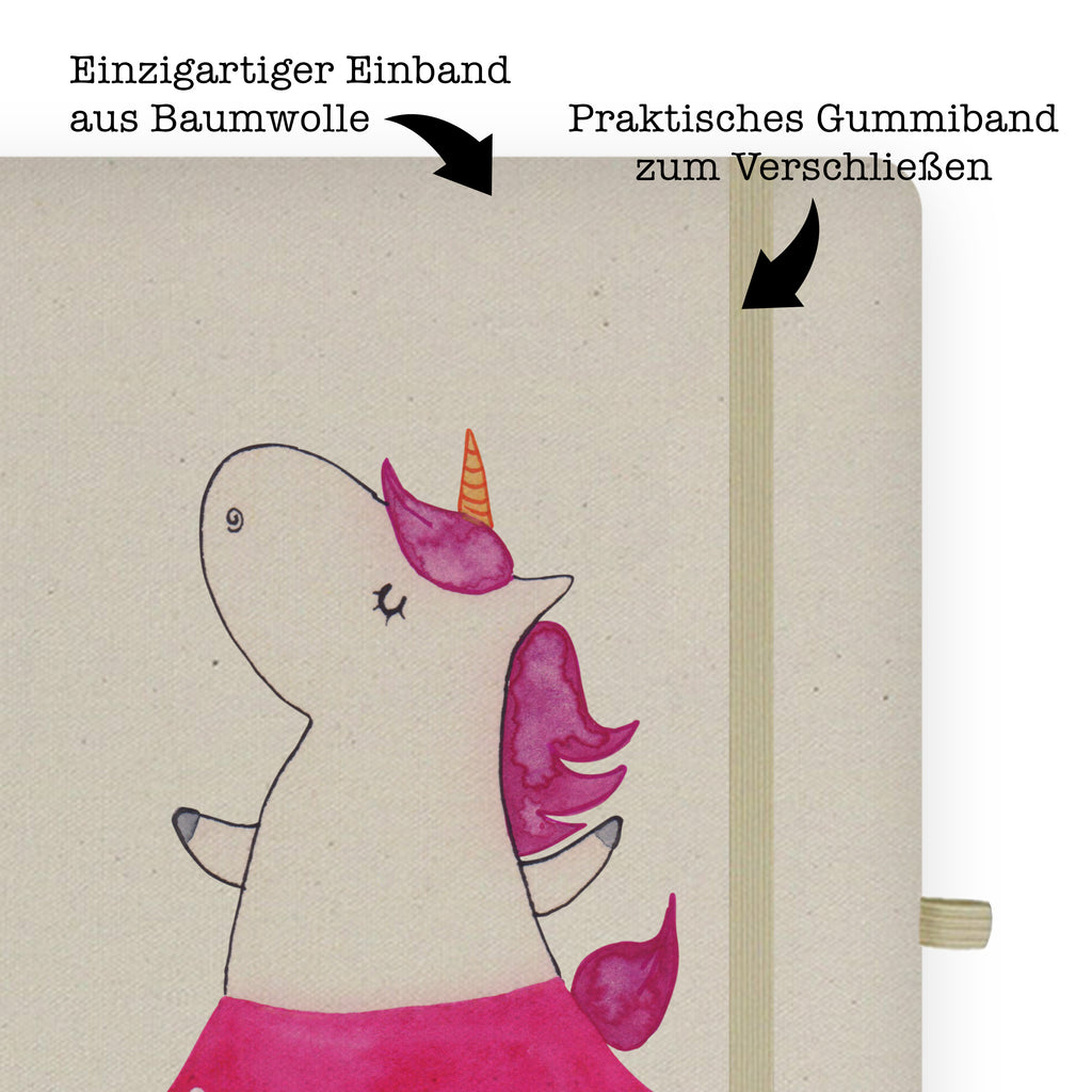 DIN A4 Baumwoll Notizbuch Einhorn Ballerina Notizen, Eintragebuch, Tagebuch, Notizblock, Adressbuch, Journal, Kladde, Skizzenbuch, Notizheft, Schreibbuch, Schreibheft, Einhorn, Einhörner, Einhorn Deko, Pegasus, Unicorn, Tanzen, Ballerina, Party, Wohnung, Spaß, Feiern, Geburtstag, Tänzerin, Lebenslust, Lebensfreude