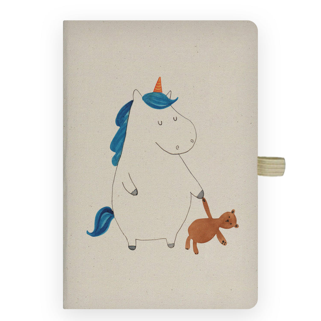 DIN A4 Baumwoll Notizbuch Einhorn Teddy Notizen, Eintragebuch, Tagebuch, Notizblock, Adressbuch, Journal, Kladde, Skizzenbuch, Notizheft, Schreibbuch, Schreibheft, Einhorn, Einhörner, Einhorn Deko, Pegasus, Unicorn, schlafen, gute Nacht, Single, Bett, Träumen, Freundin, Singleleben