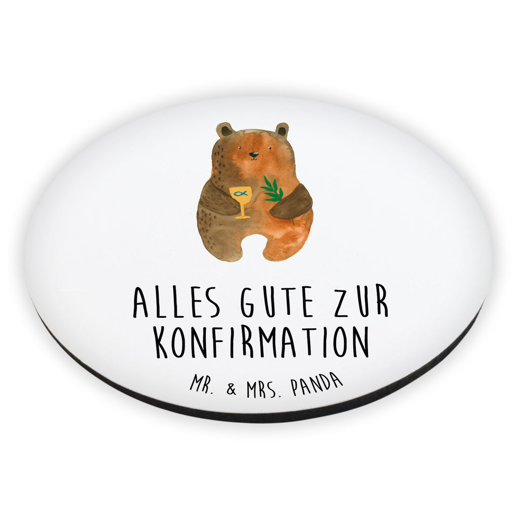 Rund Magnet Konfirmation-Bär Kühlschrankmagnet, Pinnwandmagnet, Souvenir Magnet, Motivmagnete, Dekomagnet, Whiteboard Magnet, Notiz Magnet, Kühlschrank Dekoration, Bär, Teddy, Teddybär, Konfirmation, Kirche, evangelisch, Gottesdienst