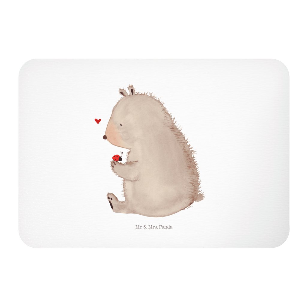 Magnet Bär mit Marienkäfer Kühlschrankmagnet, Pinnwandmagnet, Souvenir Magnet, Motivmagnete, Dekomagnet, Whiteboard Magnet, Notiz Magnet, Kühlschrank Dekoration, Bär, Teddy, Teddybär, Marienkäfer, Liebe, Freiheit, Motivation, Das Leben ist schön