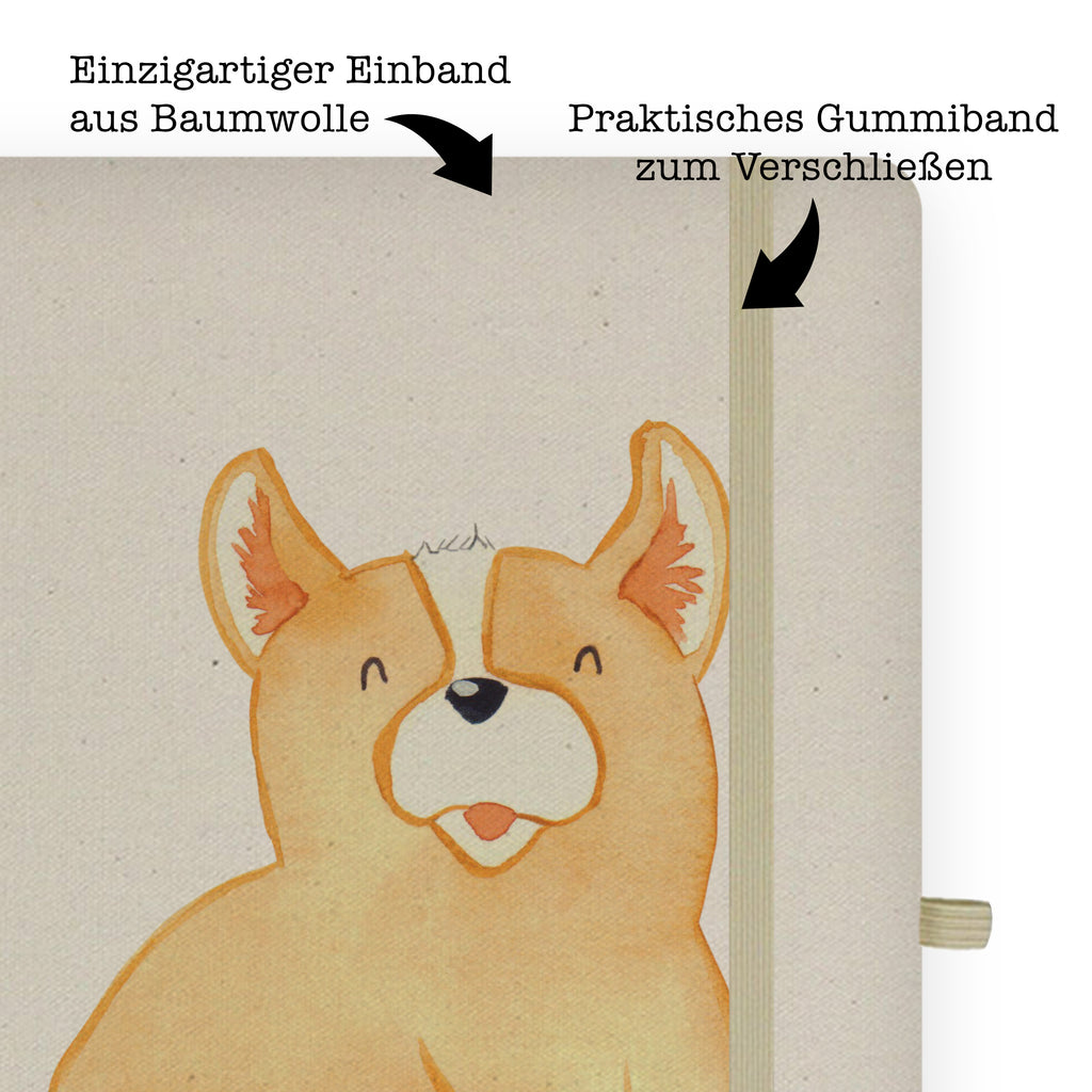 DIN A6 Baumwoll Notizbuch Corgie Notizen, Eintragebuch, Tagebuch, Notizblock, Adressbuch, Journal, Kladde, Skizzenbuch, Notizheft, Schreibbuch, Schreibheft, Hund, Hundemotiv, Haustier, Hunderasse, Tierliebhaber, Hundebesitzer, Sprüche, Corgie, Welsh Corgie Pembroke, britisch, Motivation, Spruch, Hundespruch, Lebensfreude