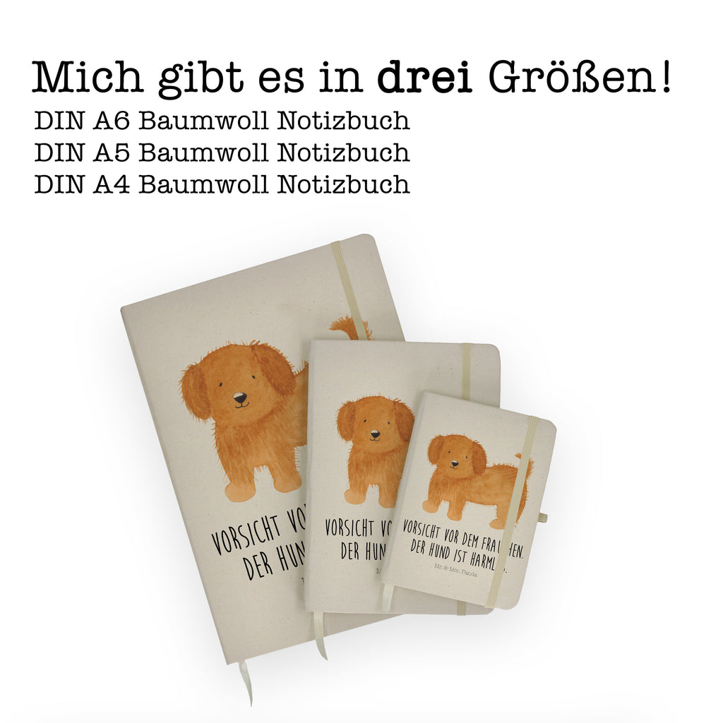 DIN A6 Baumwoll Notizbuch Hund flauschig Notizen, Eintragebuch, Tagebuch, Notizblock, Adressbuch, Journal, Kladde, Skizzenbuch, Notizheft, Schreibbuch, Schreibheft, Hund, Hundemotiv, Haustier, Hunderasse, Tierliebhaber, Hundebesitzer, Sprüche, Hunde, Frauchen, Hundemama, Hundeliebe