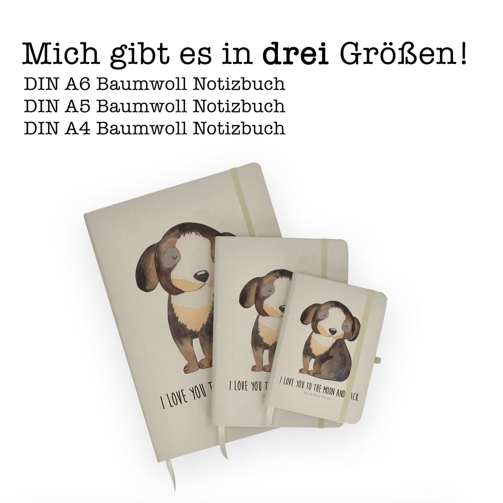 DIN A6 Baumwoll Notizbuch Hund entspannt Notizen, Eintragebuch, Tagebuch, Notizblock, Adressbuch, Journal, Kladde, Skizzenbuch, Notizheft, Schreibbuch, Schreibheft, Hund, Hundemotiv, Haustier, Hunderasse, Tierliebhaber, Hundebesitzer, Sprüche, schwarzer Hund, Hundeliebe, Liebe, Hundeglück