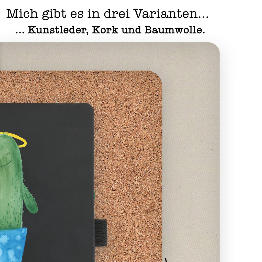 DIN A6 Baumwoll Notizbuch Kaktus Heilig Notizen, Eintragebuch, Tagebuch, Notizblock, Adressbuch, Journal, Kladde, Skizzenbuch, Notizheft, Schreibbuch, Schreibheft, Kaktus, Kakteen, frech, lustig, Kind, Eltern, Familie, Bruder, Schwester, Schwestern, Freundin, Heiligenschein