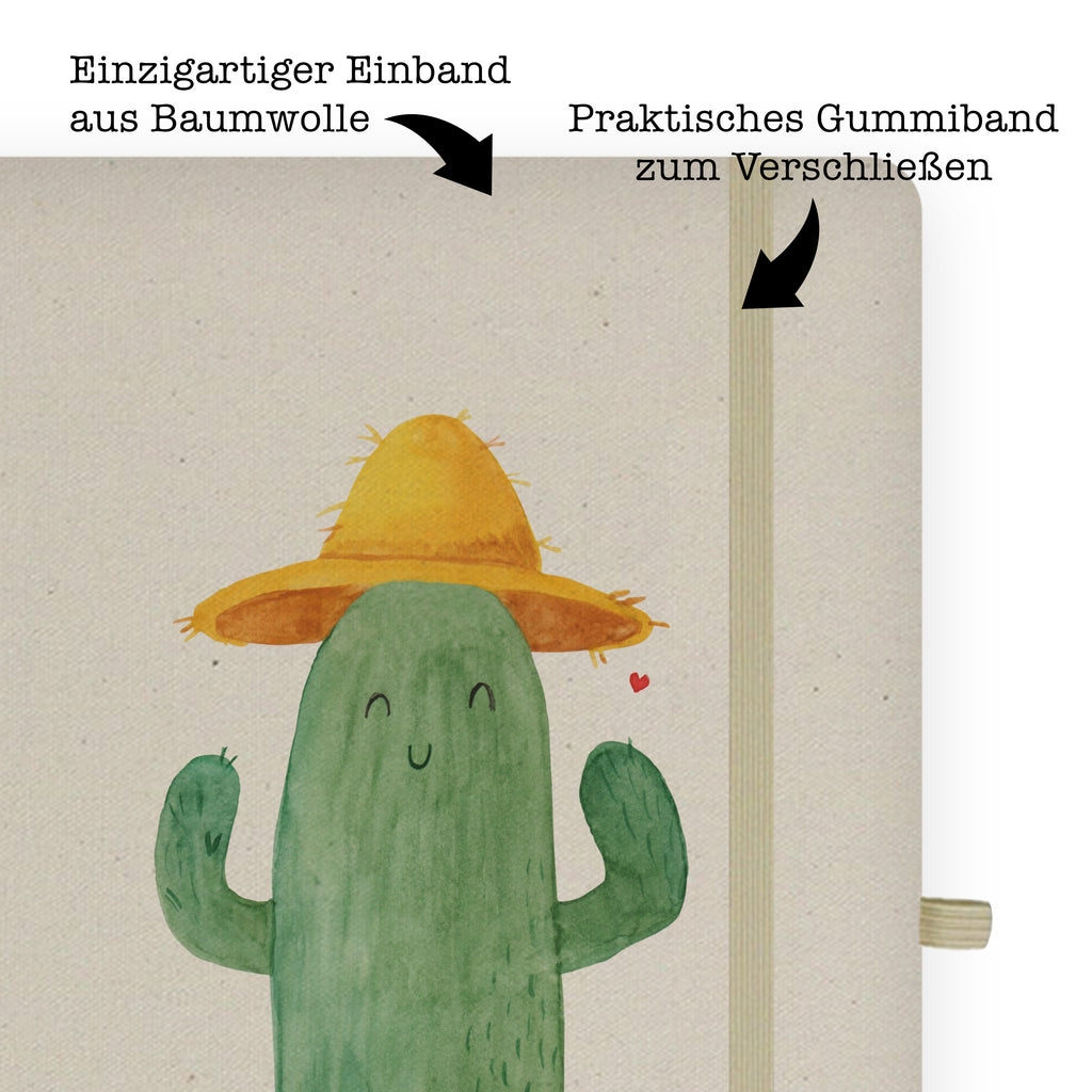 DIN A6 Baumwoll Notizbuch Kaktus Sonnenhut Notizen, Eintragebuch, Tagebuch, Notizblock, Adressbuch, Journal, Kladde, Skizzenbuch, Notizheft, Schreibbuch, Schreibheft, Kaktus, Kakteen, Reisen, Weltreise, Weltenbummler, Reisetagebuch, Städtetrip, Kaktusliebe, Geschenkidee, Spruch, Motivation