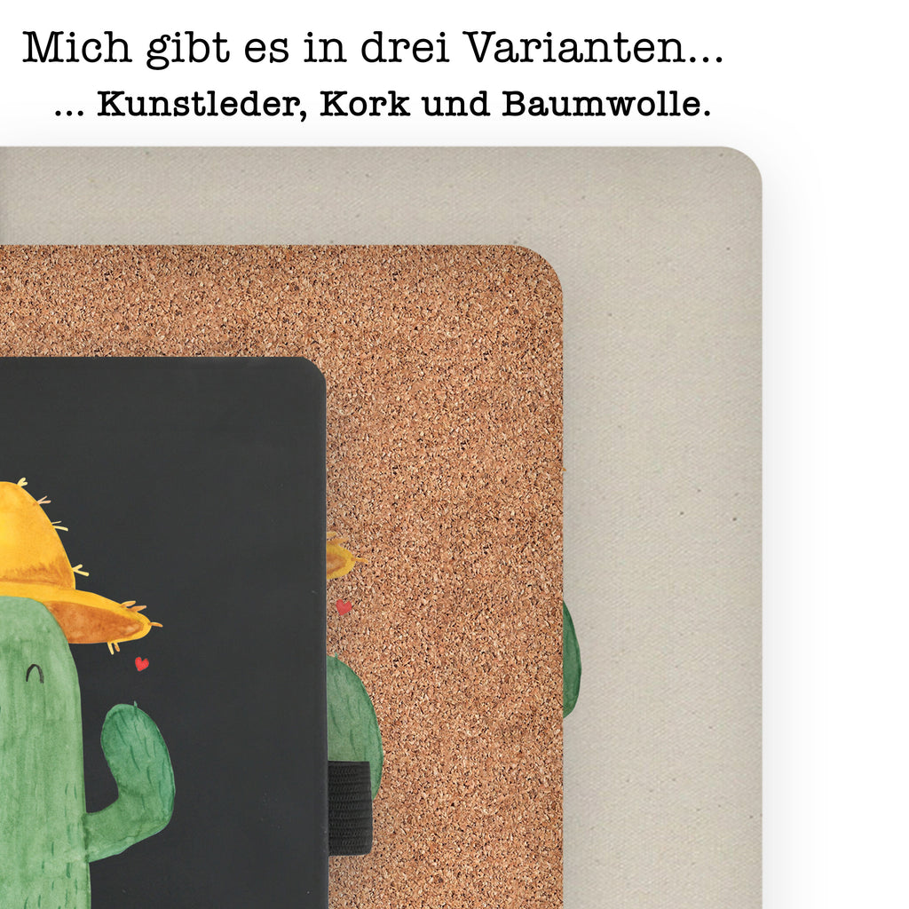 DIN A6 Baumwoll Notizbuch Kaktus Sonnenhut Notizen, Eintragebuch, Tagebuch, Notizblock, Adressbuch, Journal, Kladde, Skizzenbuch, Notizheft, Schreibbuch, Schreibheft, Kaktus, Kakteen, Reisen, Weltreise, Weltenbummler, Reisetagebuch, Städtetrip, Kaktusliebe, Geschenkidee, Spruch, Motivation