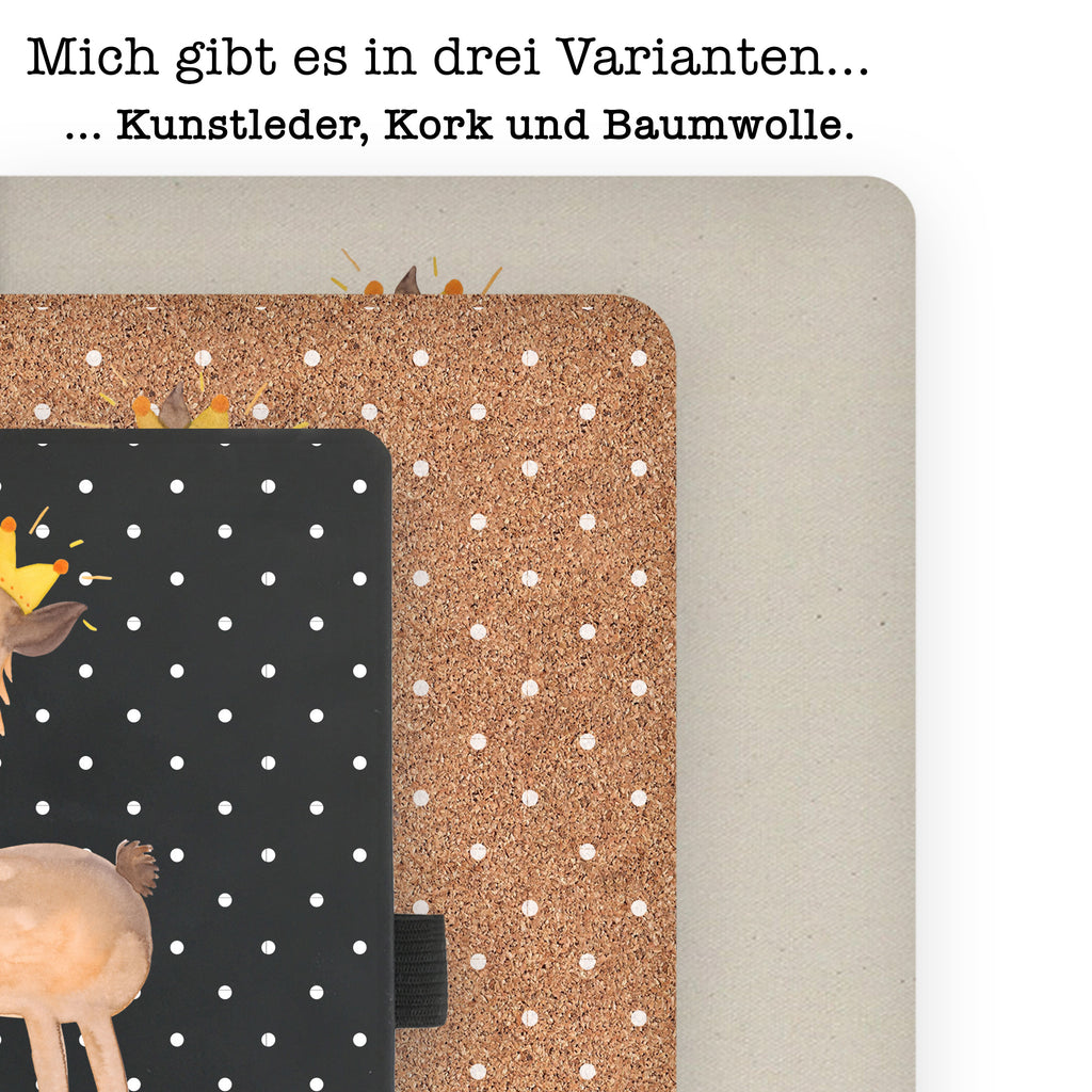 DIN A4 Baumwoll Notizbuch Lama König Notizen, Eintragebuch, Tagebuch, Notizblock, Adressbuch, Journal, Kladde, Skizzenbuch, Notizheft, Schreibbuch, Schreibheft, Lama, Alpaka, Lamas, König, Königin, Freundin, Mama, Papa, Büro Kollege, Kollegin, Chef, Vorgesetzter, Abi, Abitur