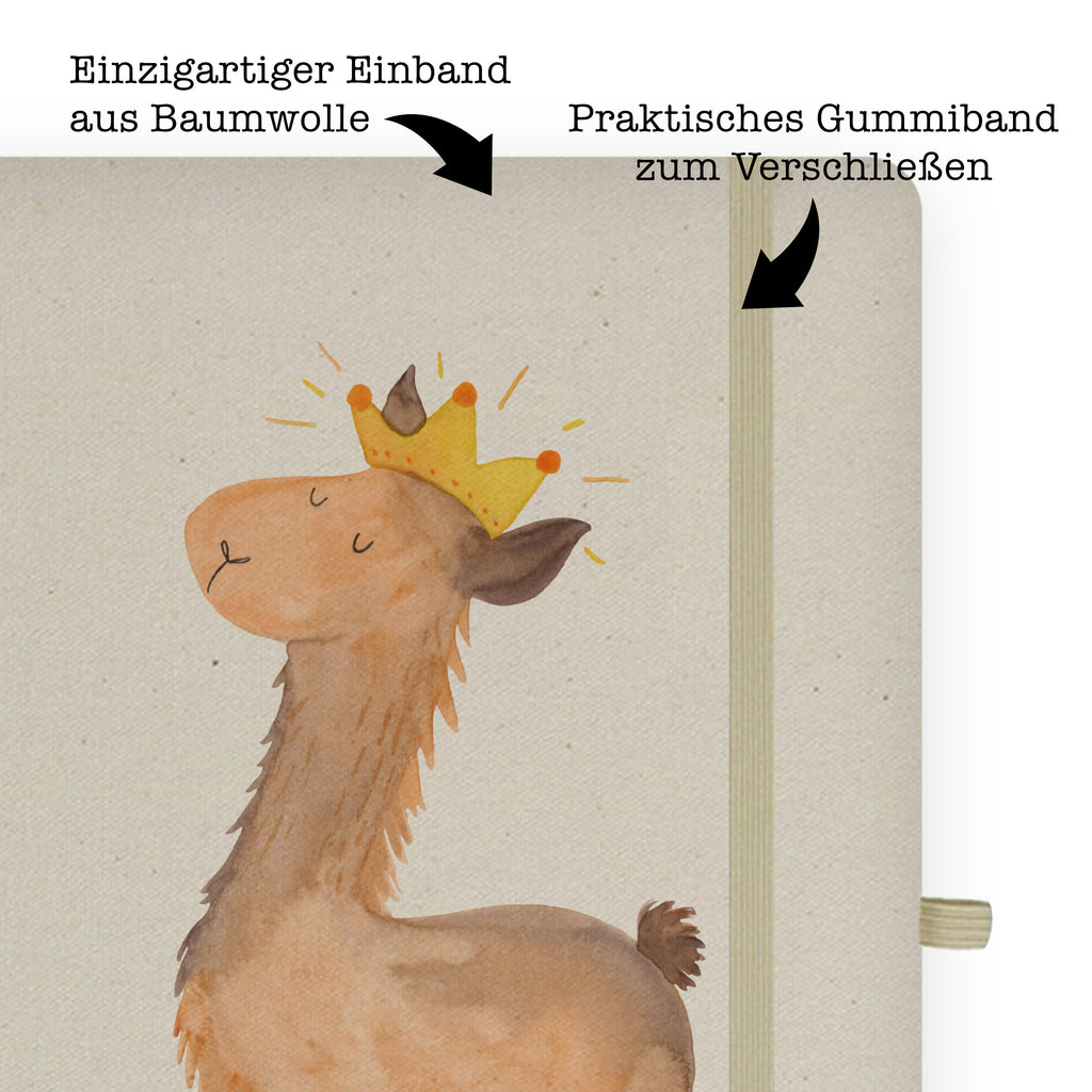DIN A4 Baumwoll Notizbuch Lama König Notizen, Eintragebuch, Tagebuch, Notizblock, Adressbuch, Journal, Kladde, Skizzenbuch, Notizheft, Schreibbuch, Schreibheft, Lama, Alpaka, Lamas, König, Königin, Freundin, Mama, Papa, Büro Kollege, Kollegin, Chef, Vorgesetzter, Abi, Abitur