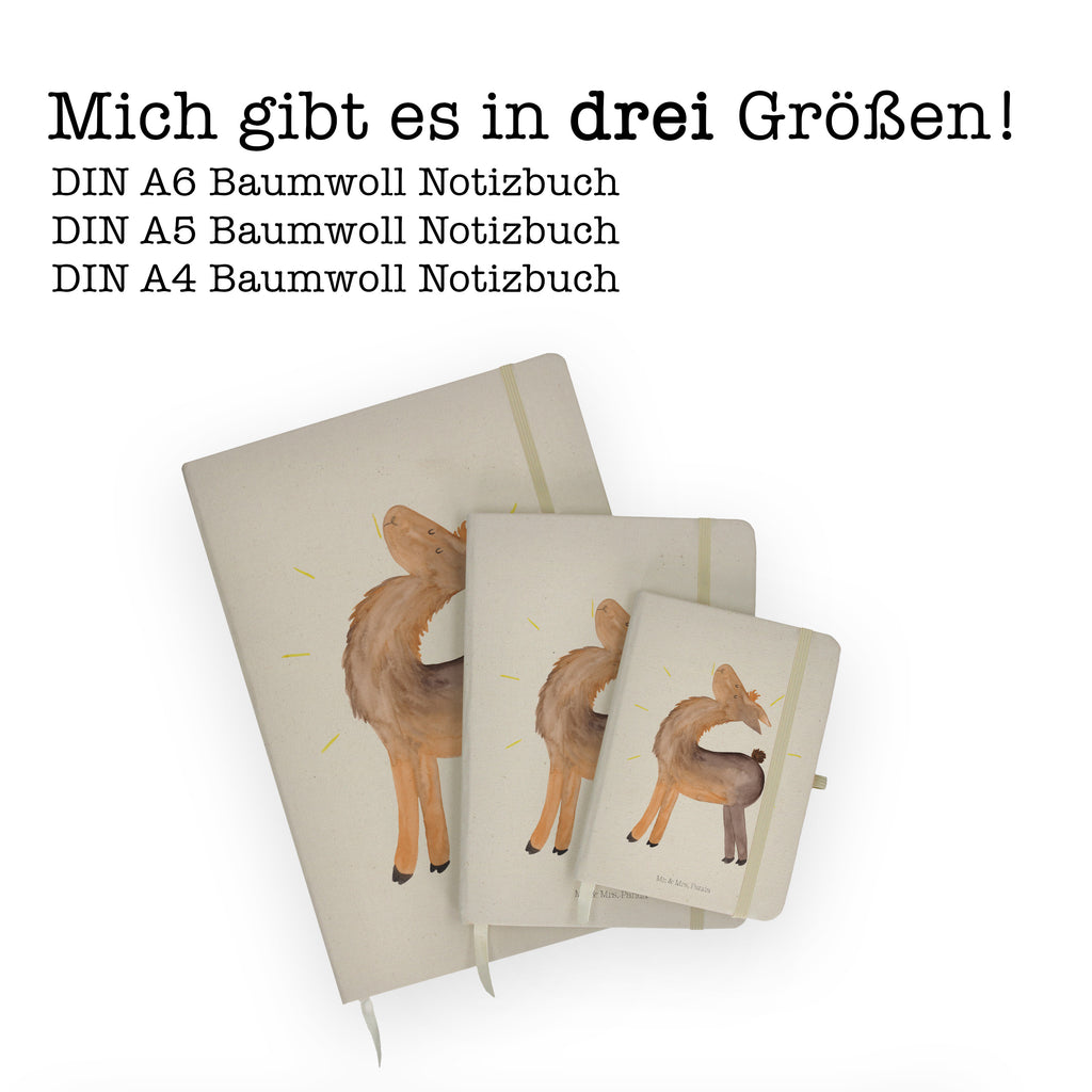 DIN A6 Baumwoll Notizbuch Lama stolz Notizen, Eintragebuch, Tagebuch, Notizblock, Adressbuch, Journal, Kladde, Skizzenbuch, Notizheft, Schreibbuch, Schreibheft, Lama, Alpaka, Lamas, Außenseiter, Anders, Neustart, stolz, Hippie, Freundin, Freundinnen, beste Freundin, Kumpel, Familie, Family