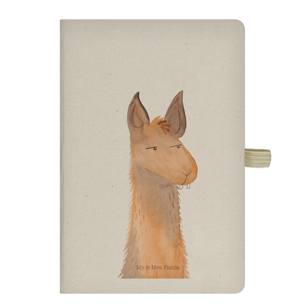 DIN A5 Baumwoll Notizbuch Lamakopf genervt Notizen, Eintragebuch, Tagebuch, Notizblock, Adressbuch, Journal, Kladde, Skizzenbuch, Notizheft, Schreibbuch, Schreibheft, Lama, Alpaka, Lamas, Recht haben, genervt sein, Freundin, beste Freundin, Partnerin, Büro, Büroalltag, Chef, Chefin, Azubi