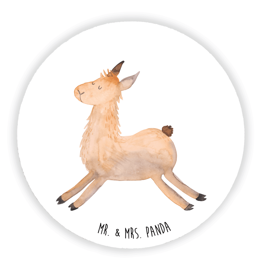 Rund Magnet Lama springend Kühlschrankmagnet, Pinnwandmagnet, Souvenir Magnet, Motivmagnete, Dekomagnet, Whiteboard Magnet, Notiz Magnet, Kühlschrank Dekoration, Lama, Alpaka, Lamas, Lieblingstag, Happy day, fröhlich, Glück, Freundin, Liebeskummer, Neustart, guten Morgen, Start, Prüfung, Abitur
