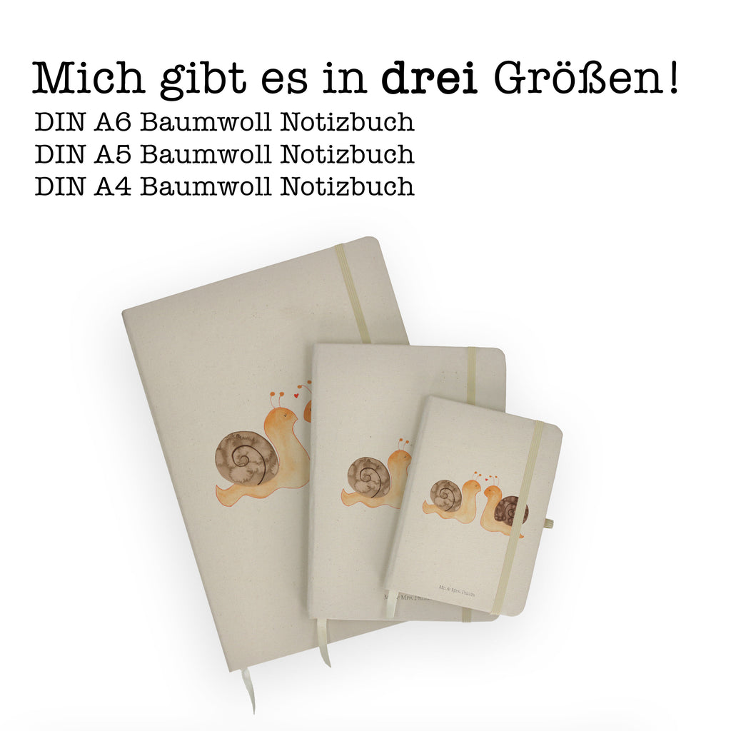 DIN A5 Baumwoll Notizbuch Schnecken Liebe Notizen, Eintragebuch, Tagebuch, Notizblock, Adressbuch, Journal, Kladde, Skizzenbuch, Notizheft, Schreibbuch, Schreibheft, Liebe, Partner, Freund, Freundin, Ehemann, Ehefrau, Heiraten, Verlobung, Heiratsantrag, Liebesgeschenk, Jahrestag, Hocheitstag