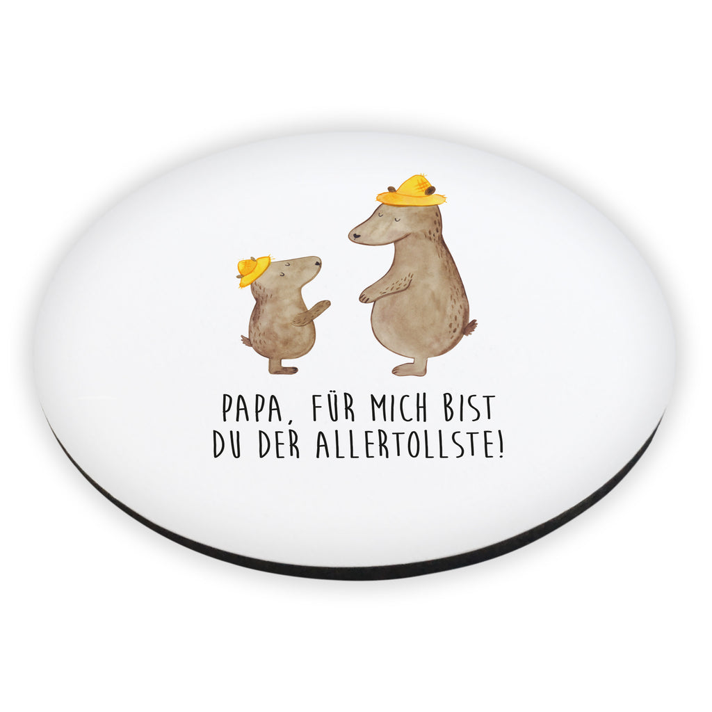 Rund Magnet Bären mit Hut Kühlschrankmagnet, Pinnwandmagnet, Souvenir Magnet, Motivmagnete, Dekomagnet, Whiteboard Magnet, Notiz Magnet, Kühlschrank Dekoration, Familie, Vatertag, Muttertag, Bruder, Schwester, Mama, Papa, Oma, Opa, Bär, Bären, Vater, Papi, Paps, Dad, Daddy, Lieblingsmensch, Sohn, Söhne, Kind, Kinder, Vater-Sohn, Family, Vorbild