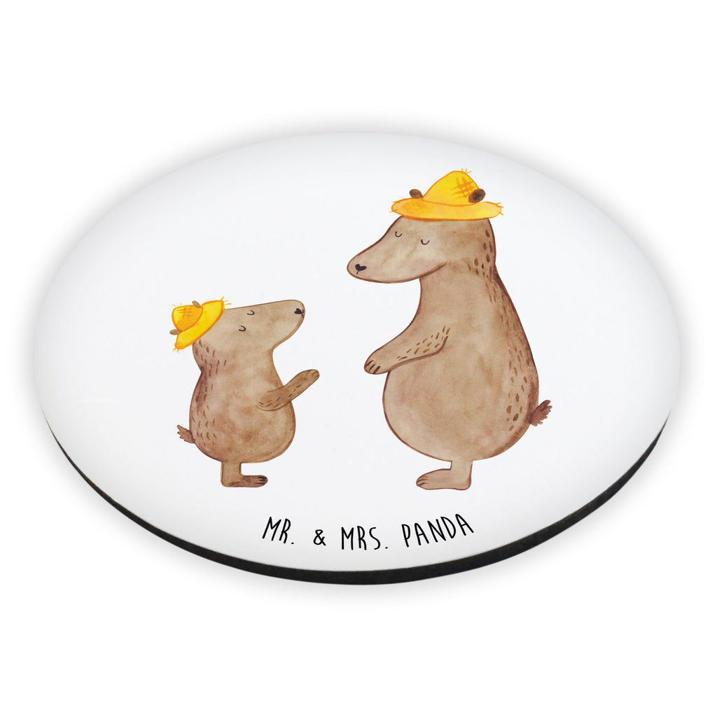 Rund Magnet Bären mit Hut Kühlschrankmagnet, Pinnwandmagnet, Souvenir Magnet, Motivmagnete, Dekomagnet, Whiteboard Magnet, Notiz Magnet, Kühlschrank Dekoration, Familie, Vatertag, Muttertag, Bruder, Schwester, Mama, Papa, Oma, Opa, Bär, Bären, Vater, Papi, Paps, Dad, Daddy, Lieblingsmensch, Sohn, Söhne, Kind, Kinder, Vater-Sohn, Family, Vorbild