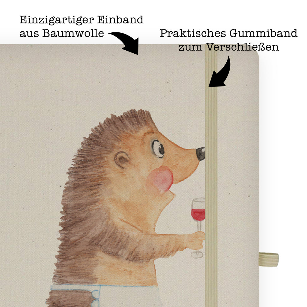 DIN A5 Baumwoll Notizbuch Igel mit Wein Notizen, Eintragebuch, Tagebuch, Notizblock, Adressbuch, Journal, Kladde, Skizzenbuch, Notizheft, Schreibbuch, Schreibheft, Tiermotive, Gute Laune, lustige Sprüche, Tiere, Wein Spruch, Igel, Geschenk Weintrinker, Geschenk Weinliebhaber, Wein Deko, Weinglas, Rotwein, Weißwein, Wein trinken
