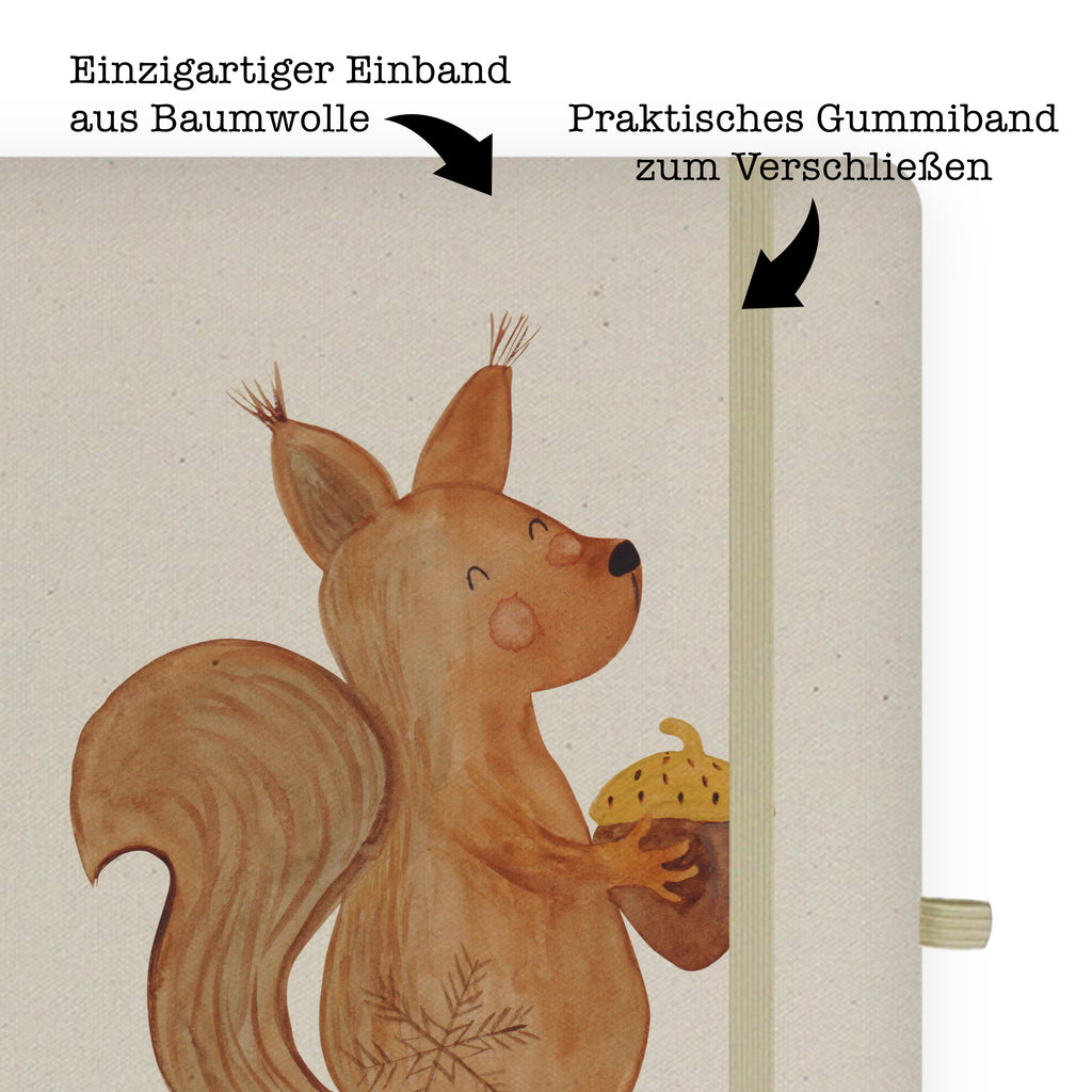 DIN A5 Baumwoll Notizbuch Eichhörnchen Weihnachtszeit Notizen, Eintragebuch, Tagebuch, Notizblock, Adressbuch, Journal, Kladde, Skizzenbuch, Notizheft, Schreibbuch, Schreibheft, Winter, Weihnachten, Weihnachtsdeko, Nikolaus, Advent, Heiligabend, Wintermotiv, Frohe Weihnachten, Frohes neues Jahr, Guten Rutsch, Weihnachtsmotiv, Weihnachtsgruß, Neujahr, Vogel