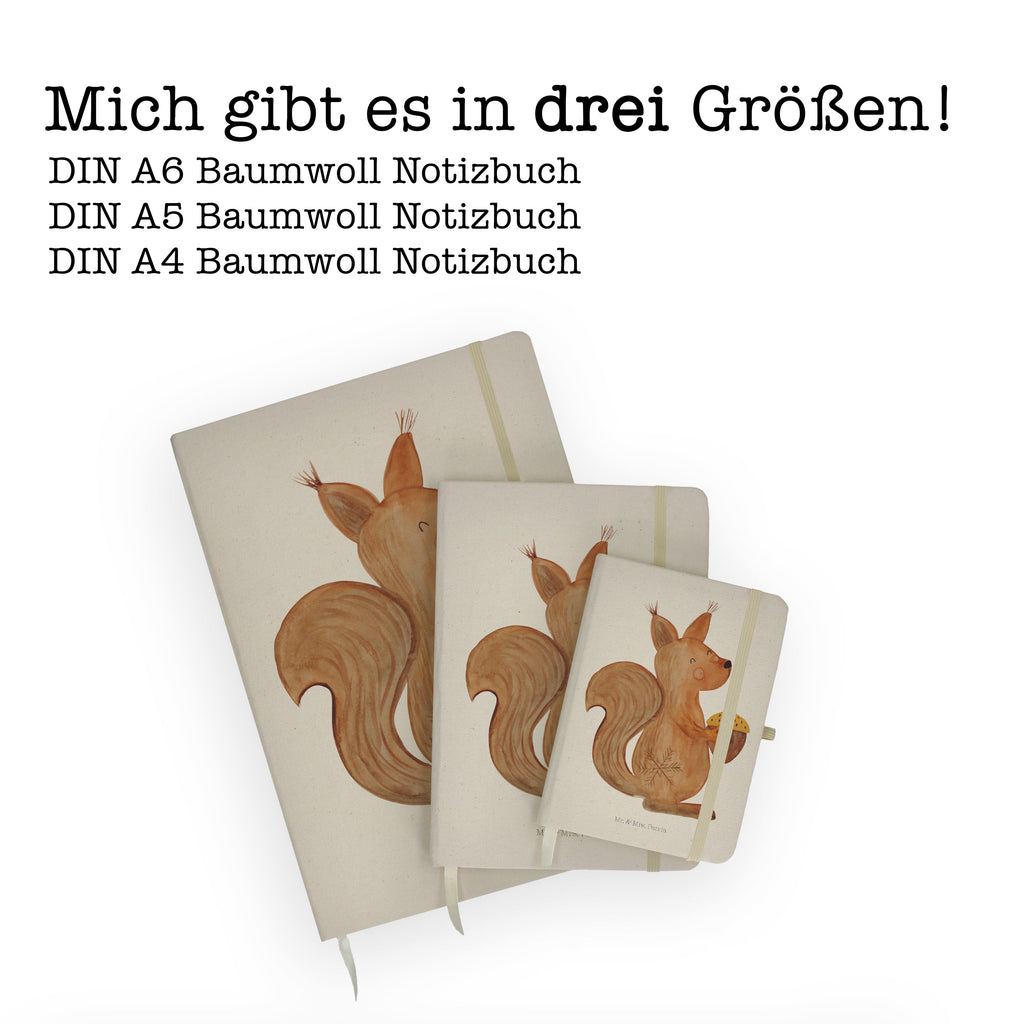 DIN A5 Baumwoll Notizbuch Eichhörnchen Weihnachtszeit Notizen, Eintragebuch, Tagebuch, Notizblock, Adressbuch, Journal, Kladde, Skizzenbuch, Notizheft, Schreibbuch, Schreibheft, Winter, Weihnachten, Weihnachtsdeko, Nikolaus, Advent, Heiligabend, Wintermotiv, Frohe Weihnachten, Frohes neues Jahr, Guten Rutsch, Weihnachtsmotiv, Weihnachtsgruß, Neujahr, Vogel