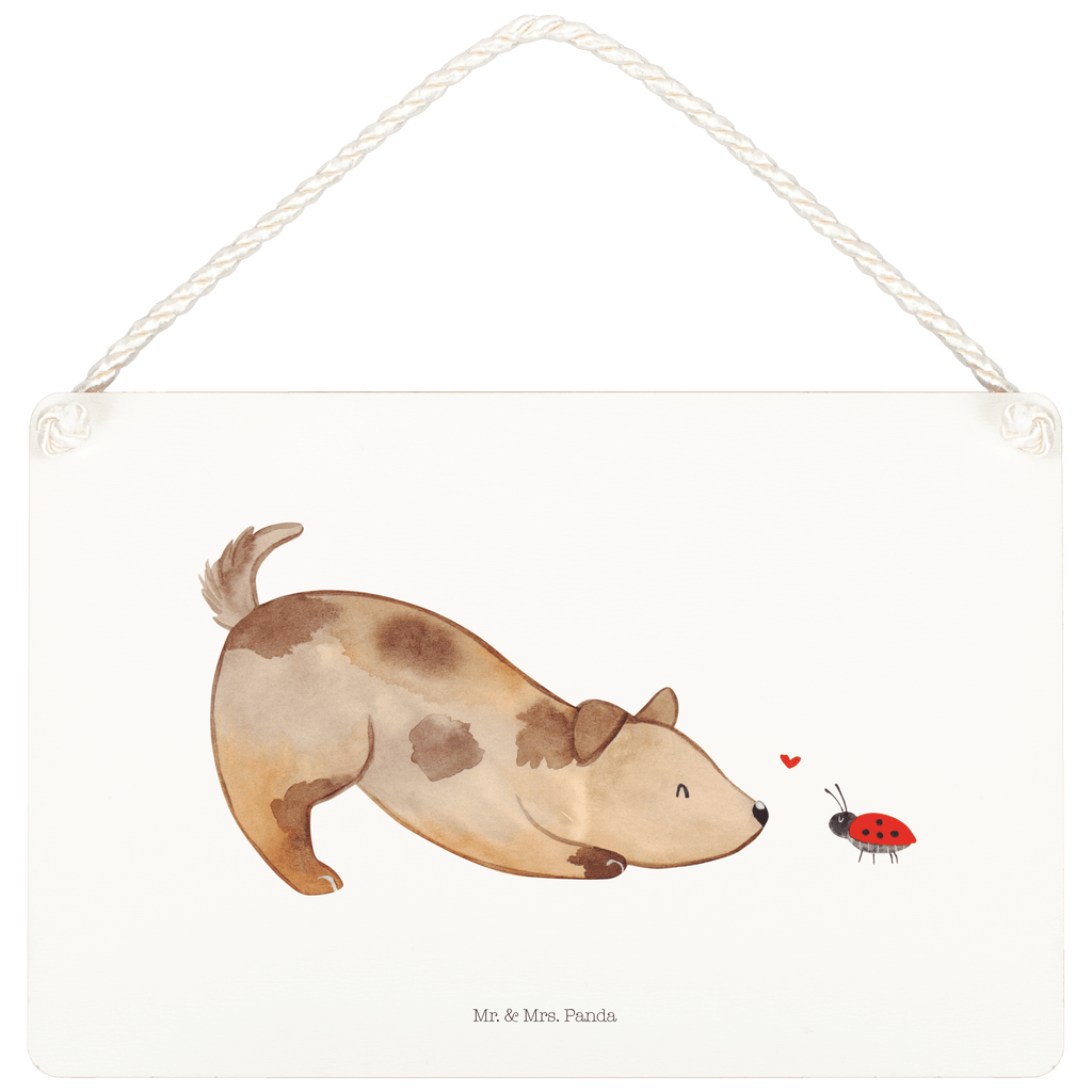 Deko Schild Hund Marienkäfer Dekoschild, Deko Schild, Schild, Tür Schild, Türschild, Holzschild, Wandschild, Wanddeko, Hund, Hundemotiv, Haustier, Hunderasse, Tierliebhaber, Hundebesitzer, Sprüche, Hunde, Hundespruch, Marienkäfer, Mischling, Mischlinghund